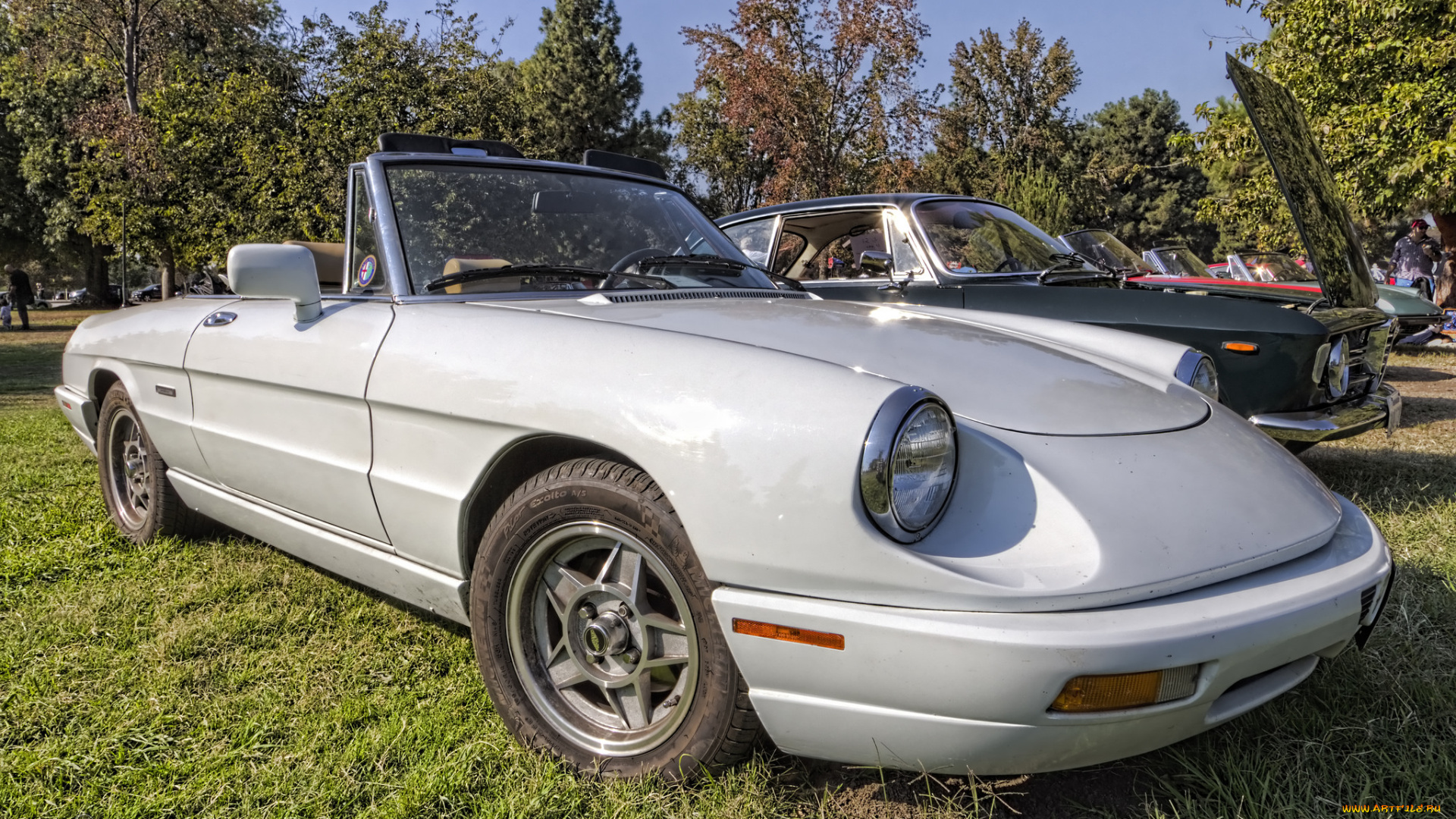 alfa, romeo, spider, автомобили, выставки, и, уличные, фото, выставка, автошоу