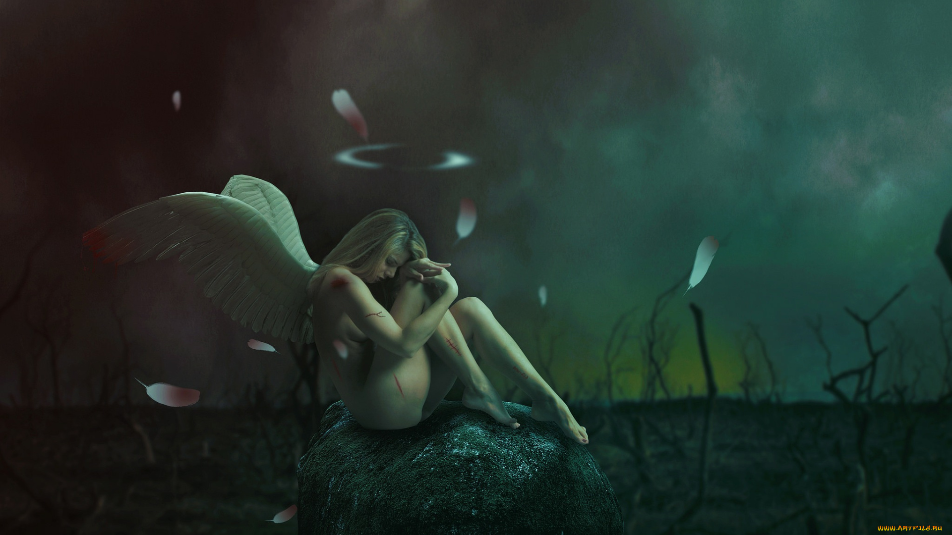 фэнтези, фотоарт, арт, крылья, ангел