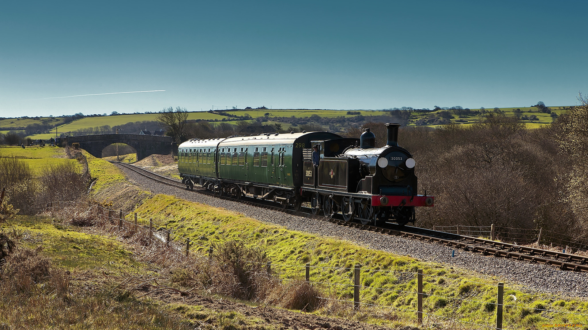 техника, паровозы, паровоз, дорога, железная