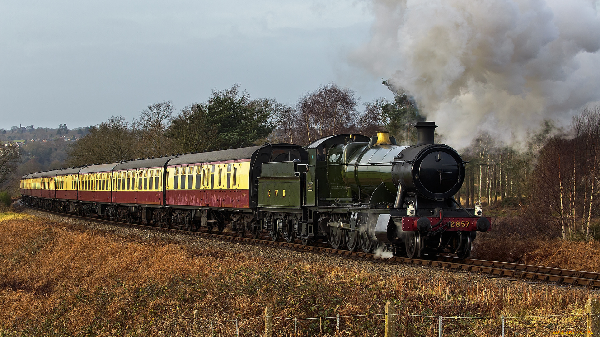техника, паровозы, паровоз, дорога, железная