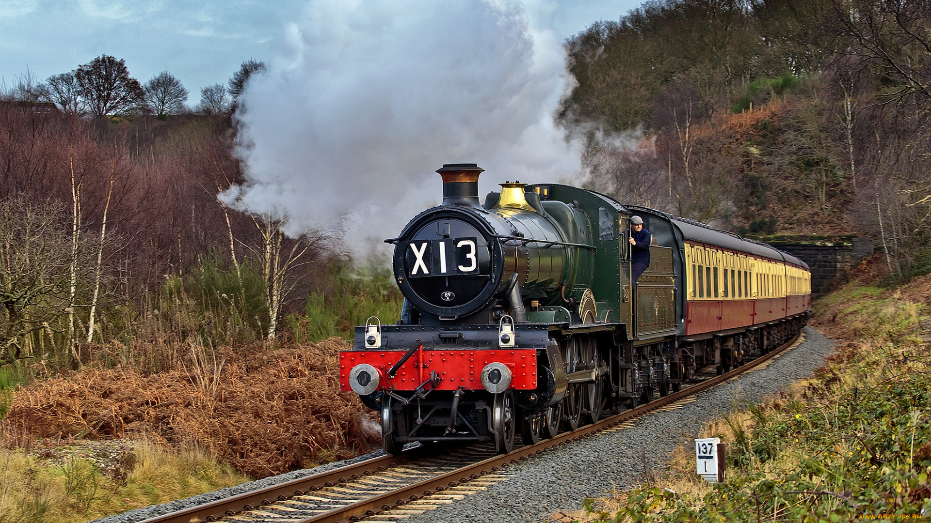 техника, паровозы, паровоз, дорога, железная