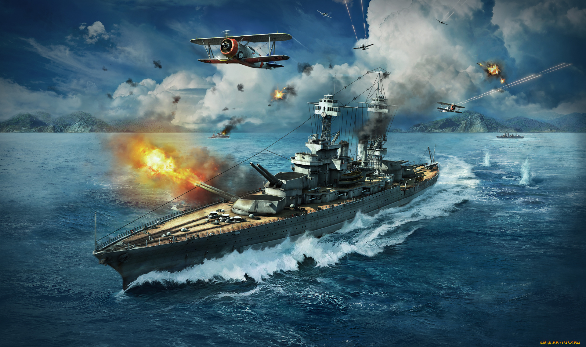 видео, игры, world, of, warships, экшен, warships, world, of, симулятор, игра, онлайн