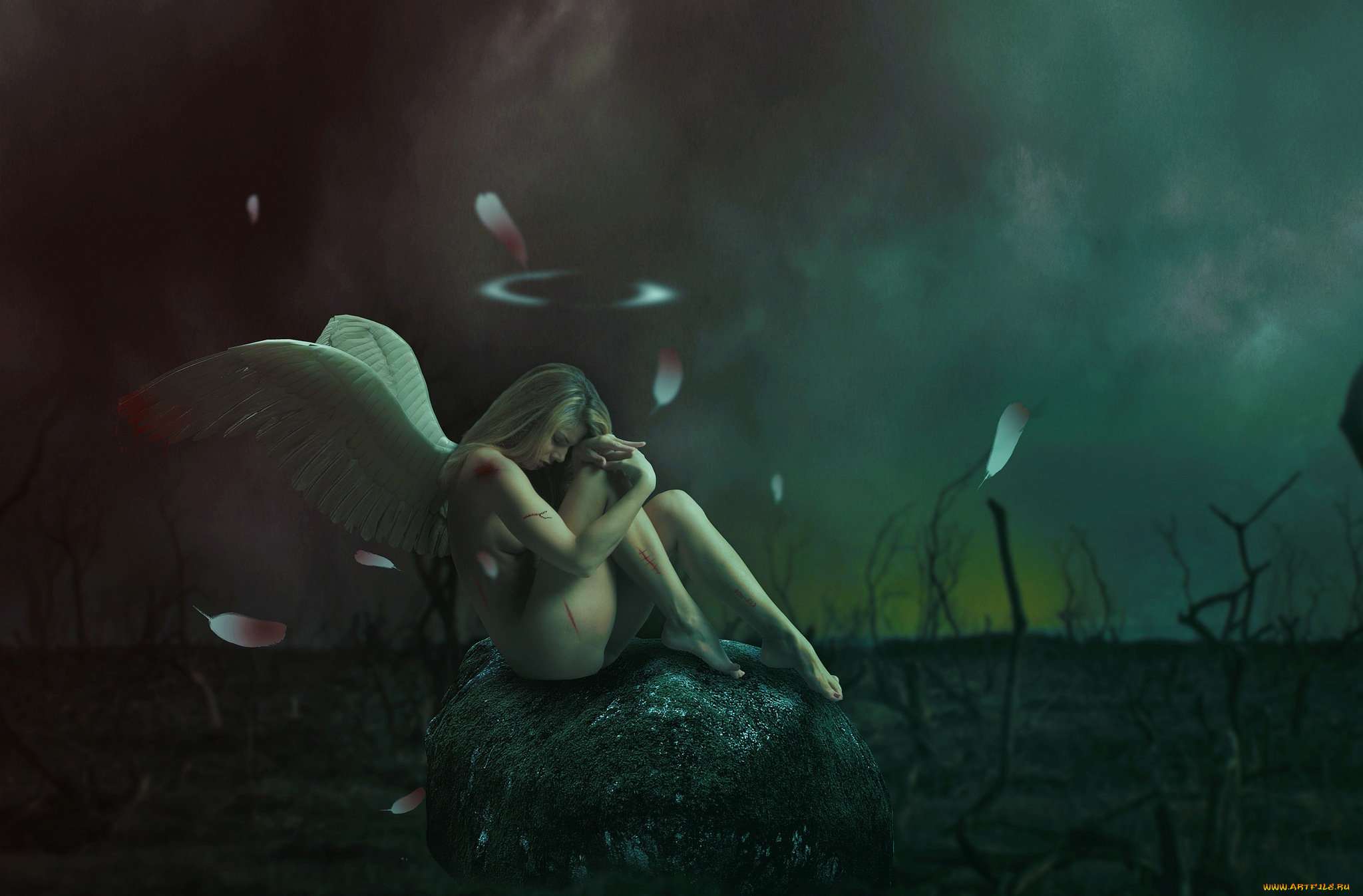 фэнтези, фотоарт, арт, крылья, ангел