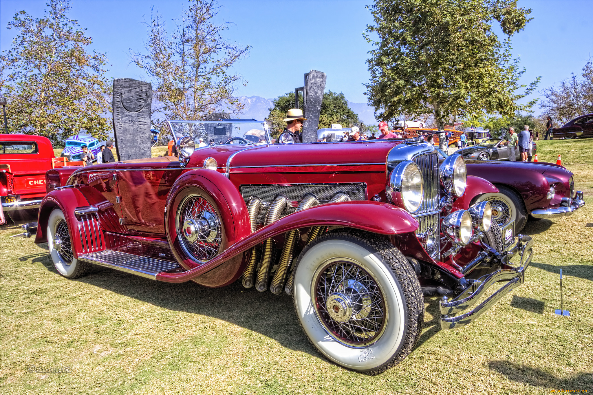 1933, duesenberg, sj, murphy, convertible, coupe, автомобили, выставки, и, уличные, фото, музей, экспозиция