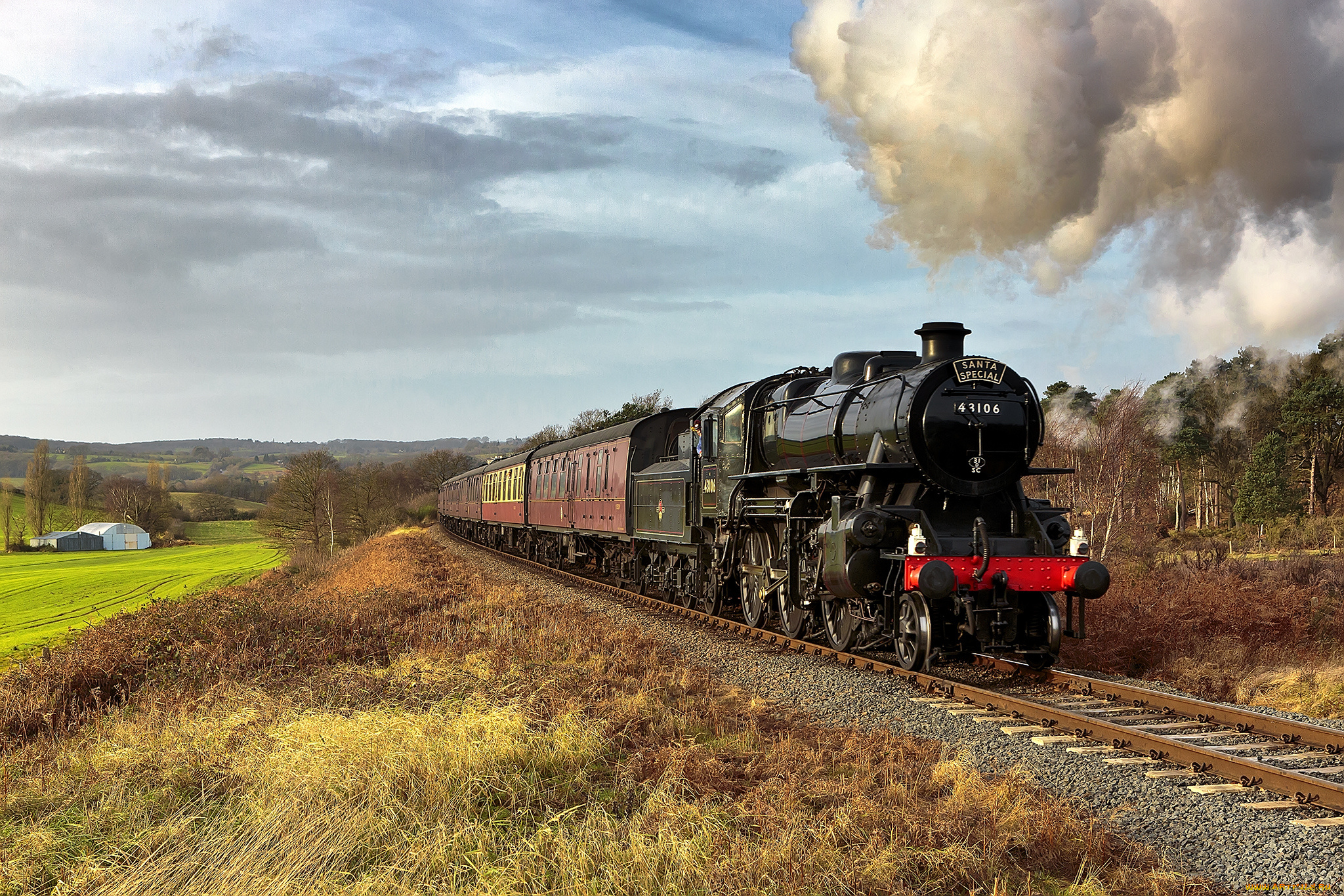 техника, паровозы, паровоз, дорога, железная