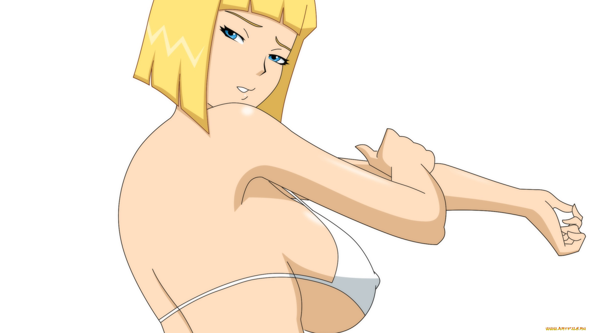 векторная, графика, девушки, , girls, девушка, фон, взгляд