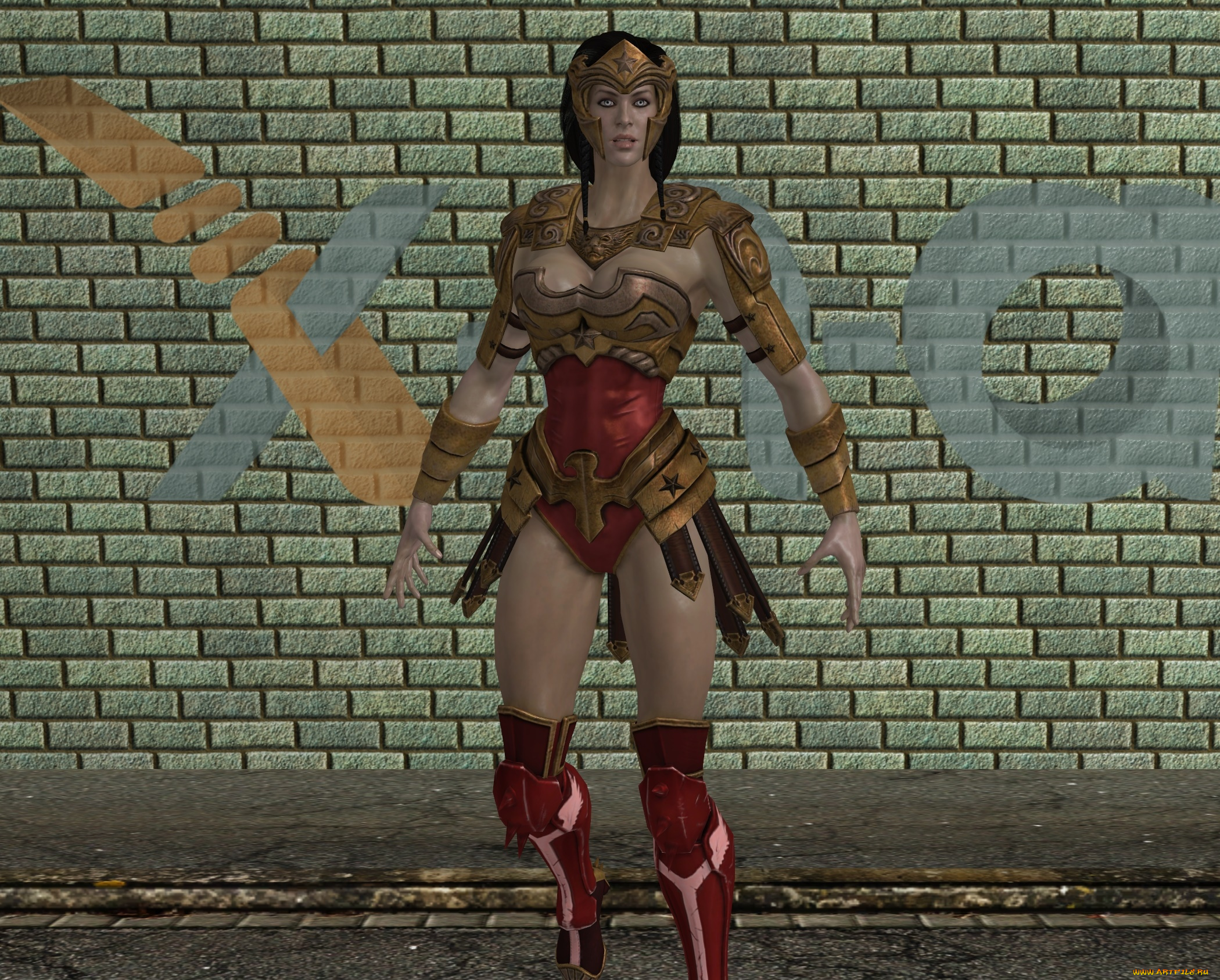 3д, графика, амазонки, , amazon, фон, взгляд, девушка, доспехи