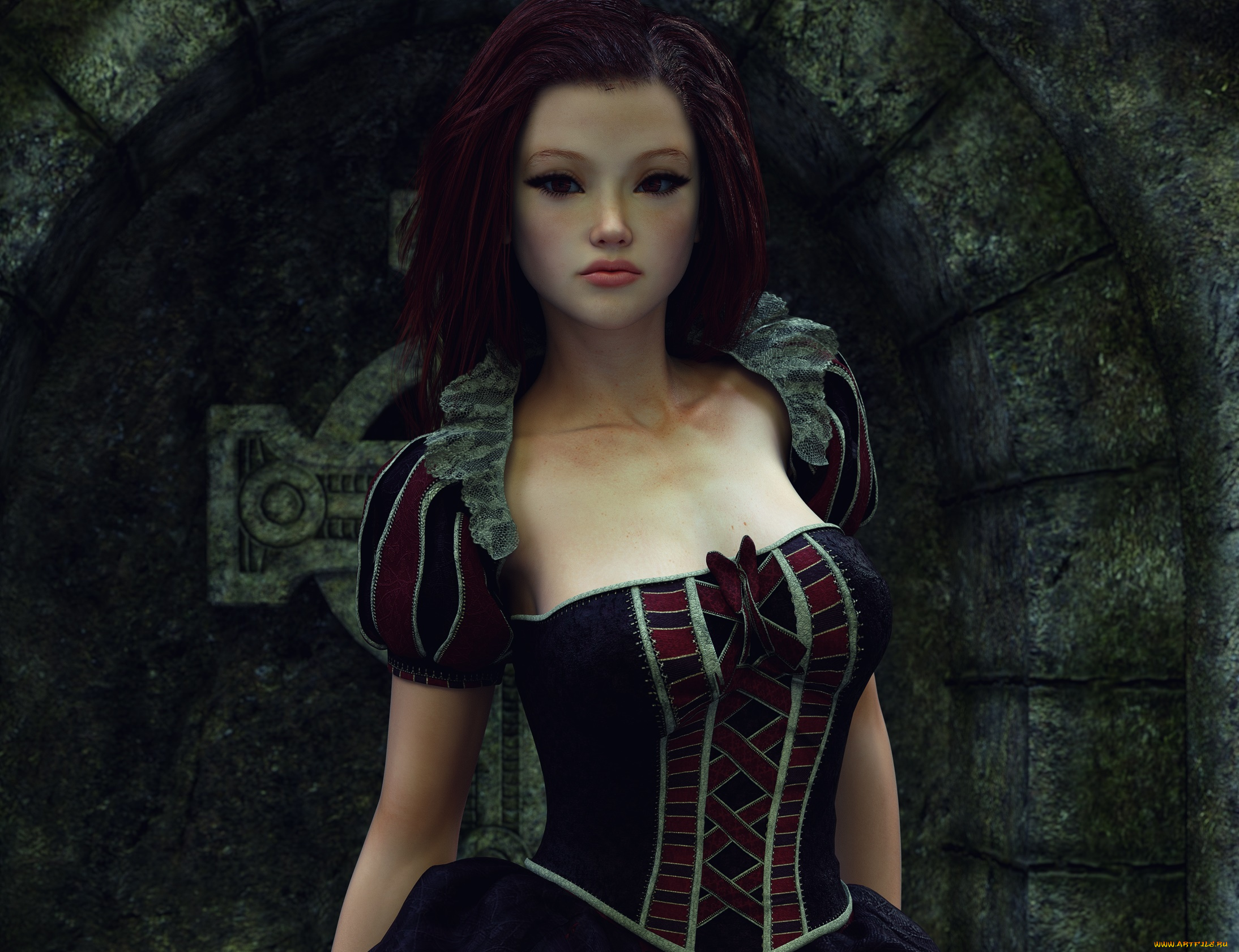 3д, графика, люди, , people, фон, взгляд, девушка