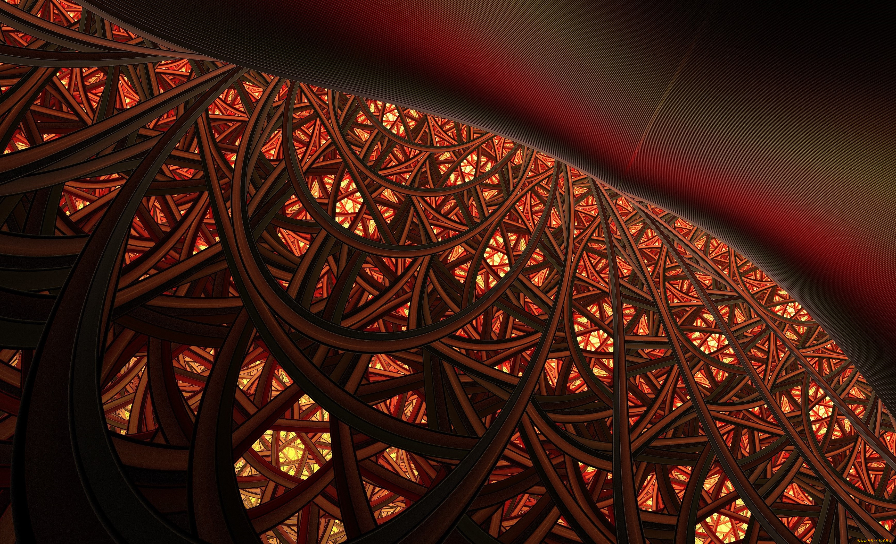 3д, графика, фракталы, , fractal, узор, фон, цвета