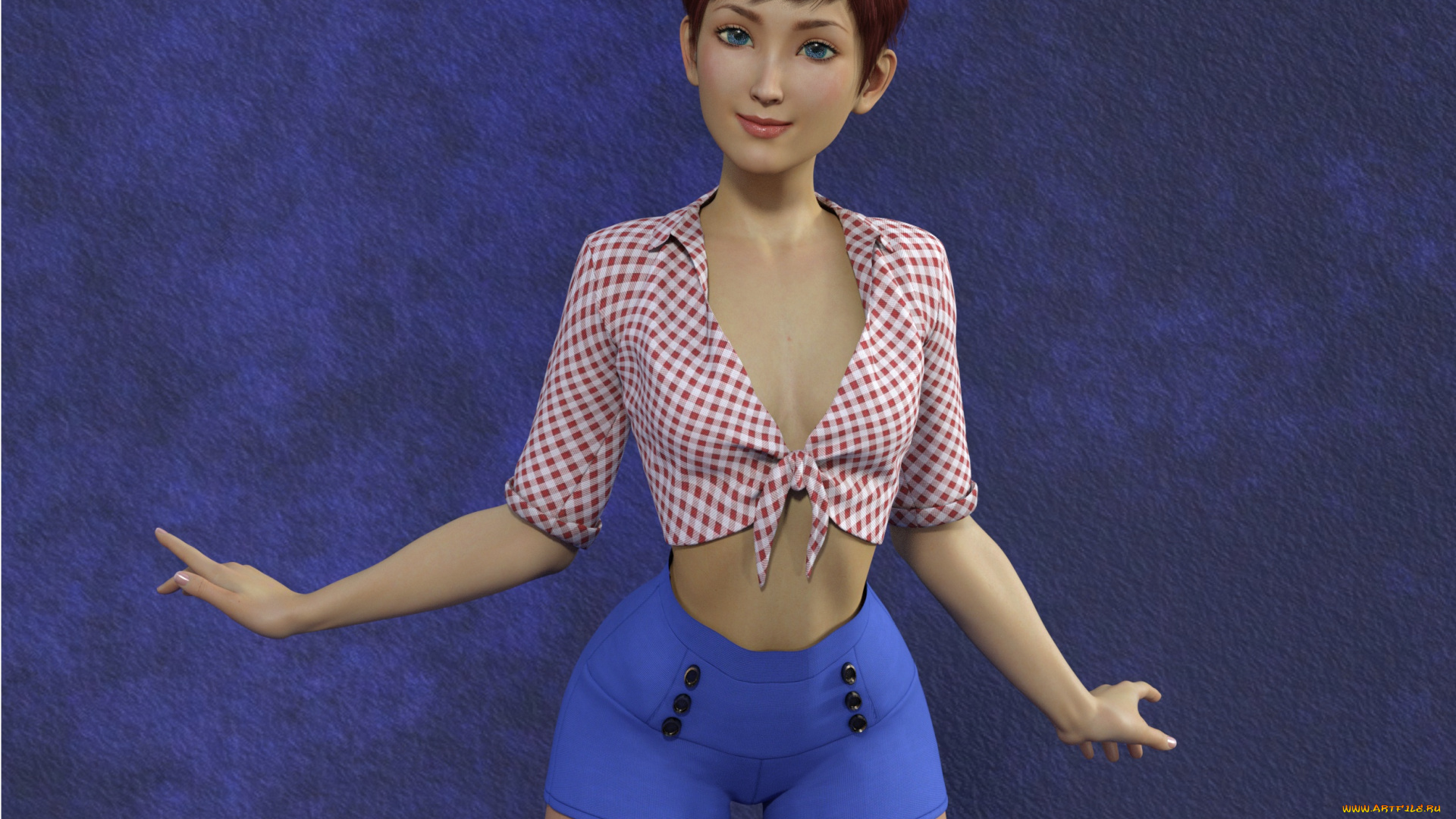 3д, графика, люди, , people, девушка, взгляд, фон