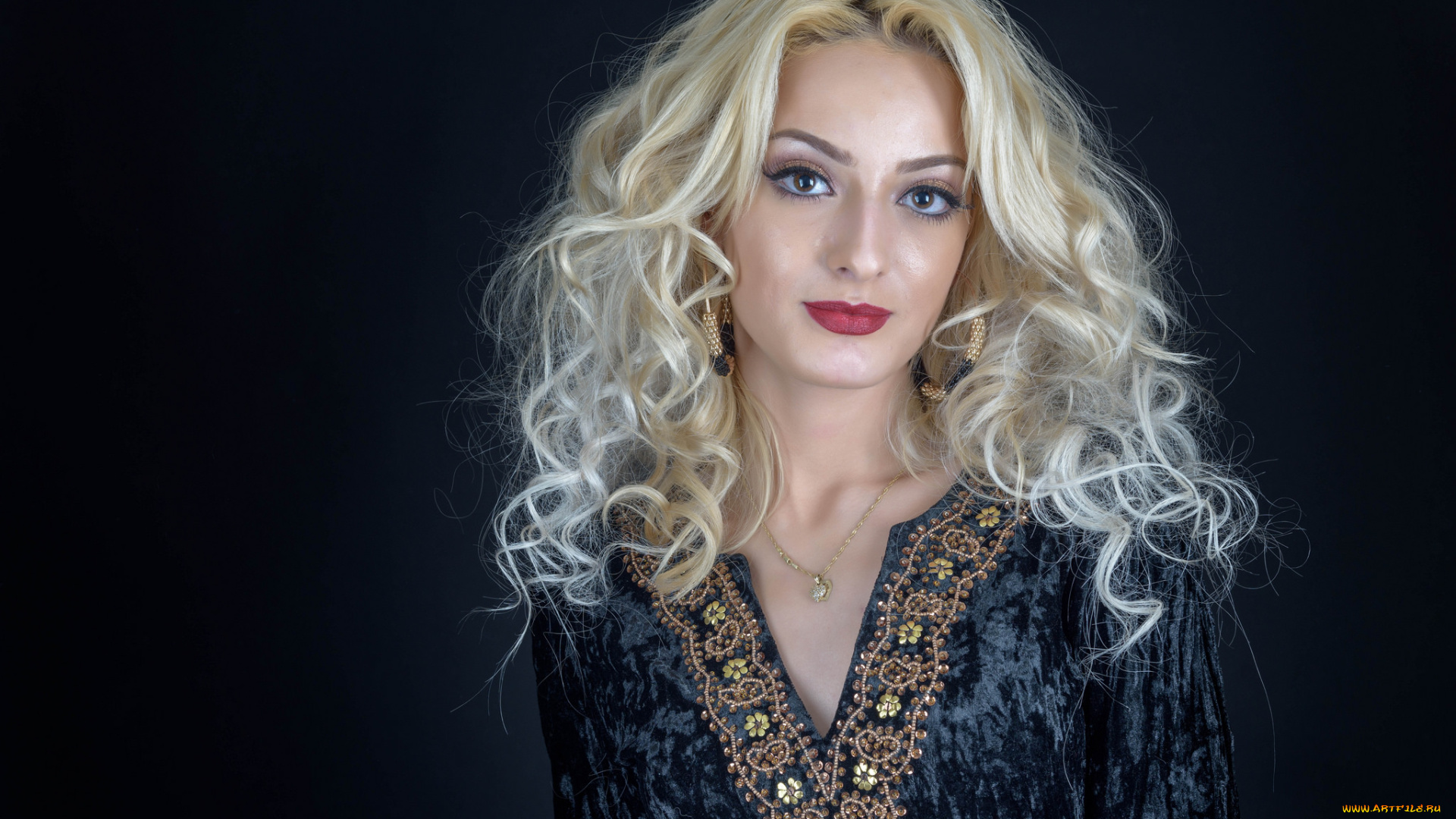 девушки, -unsort, , блондинки, лицо, взгляд