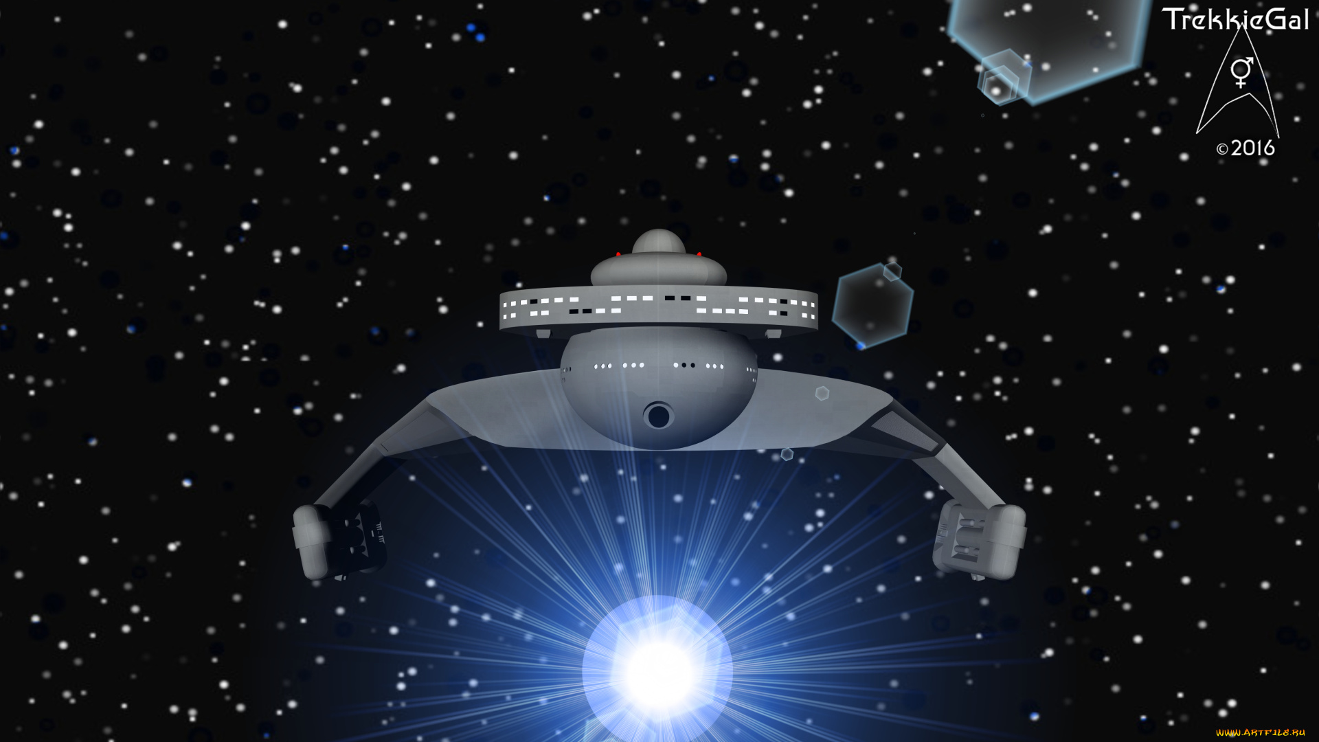 космос, арт, вселенная, полет, космический, корабль