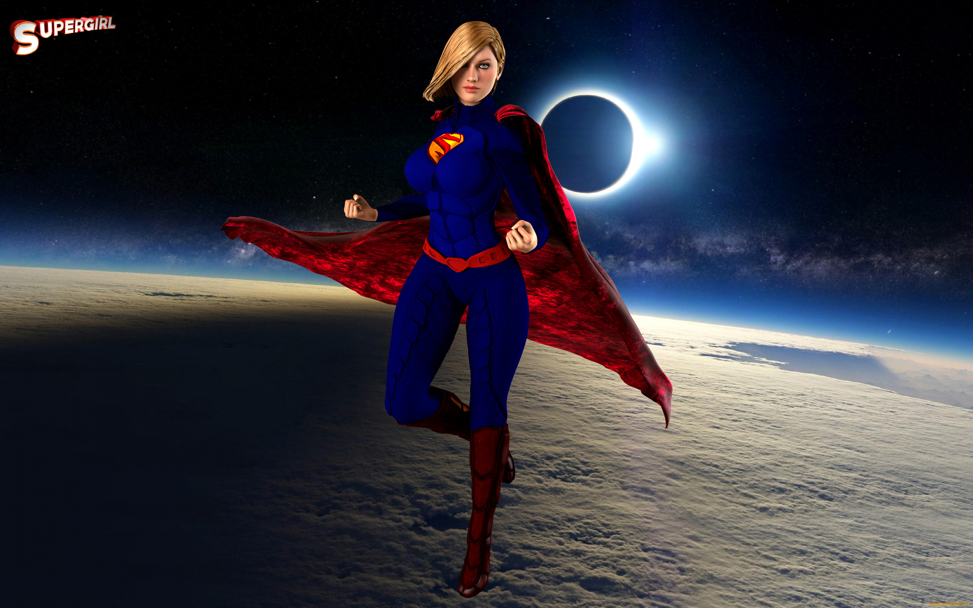 3д, графика, фантазия, , fantasy, фон, взгляд, девушка