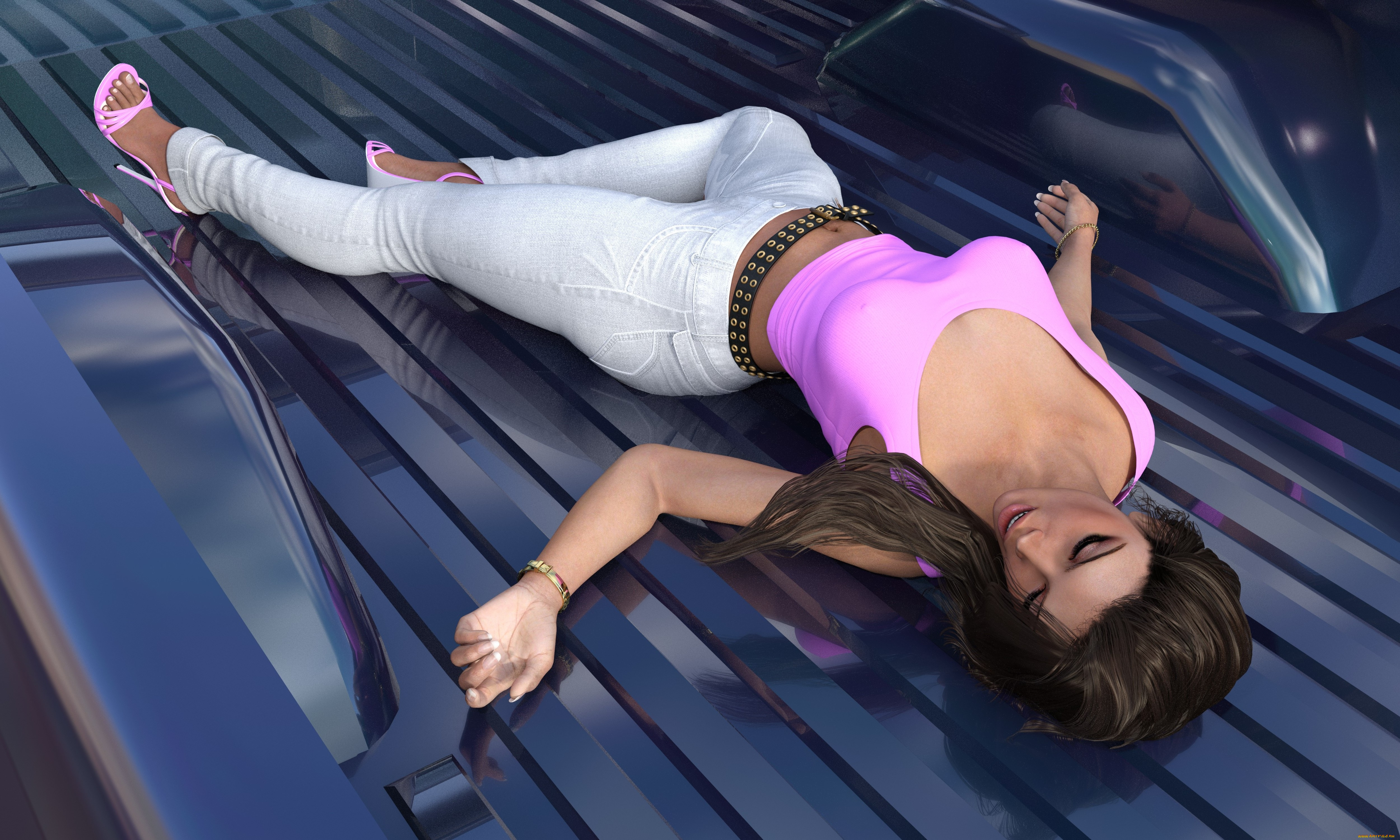 berberia, 3д, графика, фантазия, , fantasy, фон, взгляд, девушка