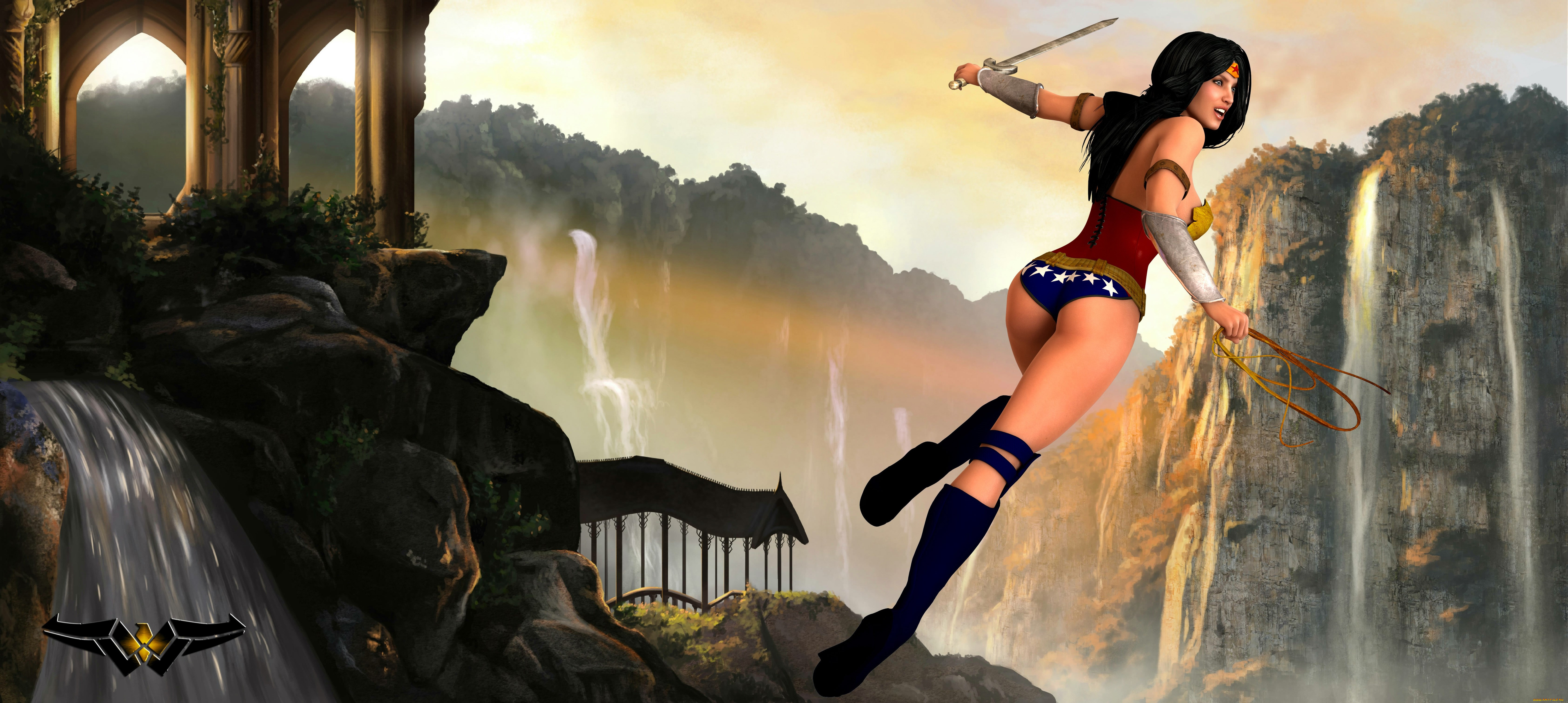 3д, графика, фантазия, , fantasy, взгляд, фон, девушка