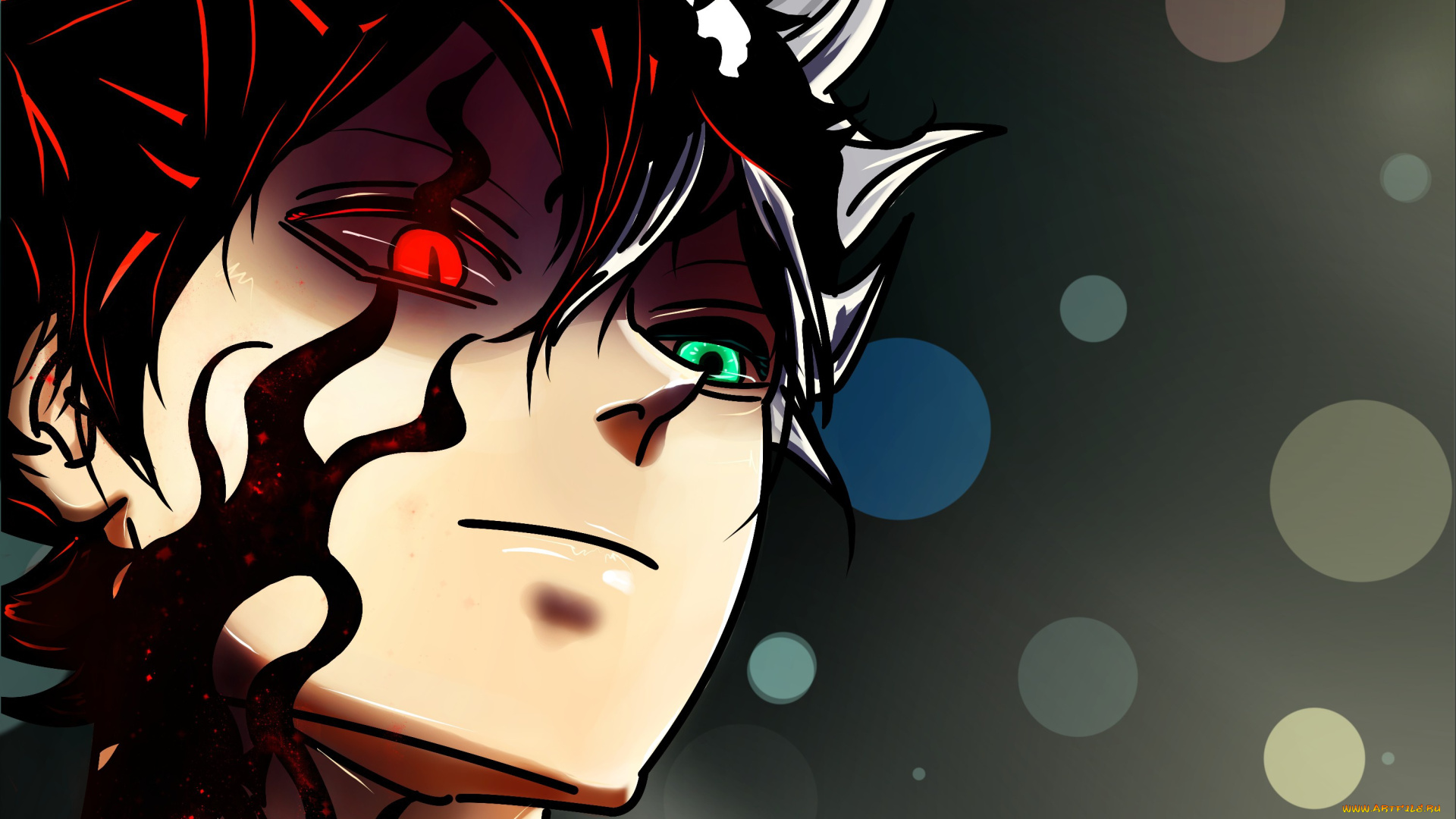 аниме, black, clover, japonese, black, clover, madoshi, anime, asta, sword, weapon, by, sephiroth508, oni, blade, boy, ken, mahou, manga