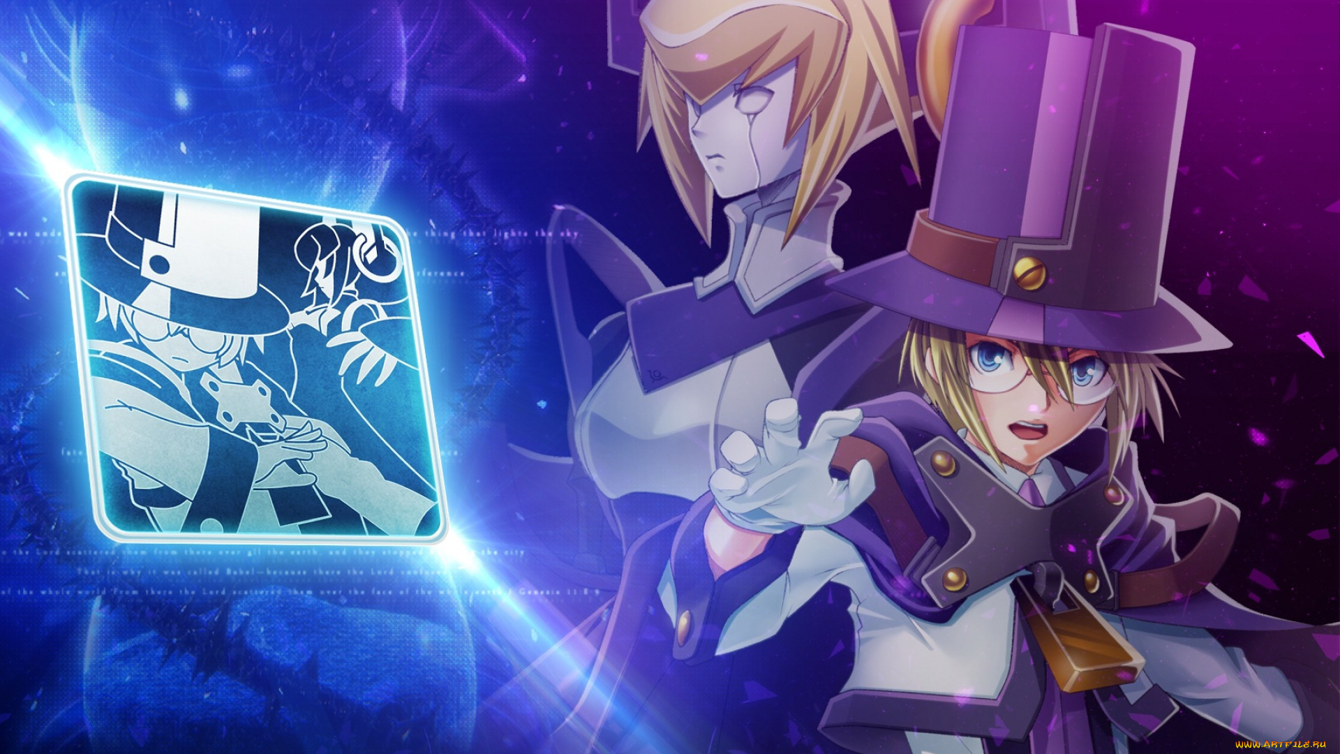 аниме, blazblue, chrono, phantasma