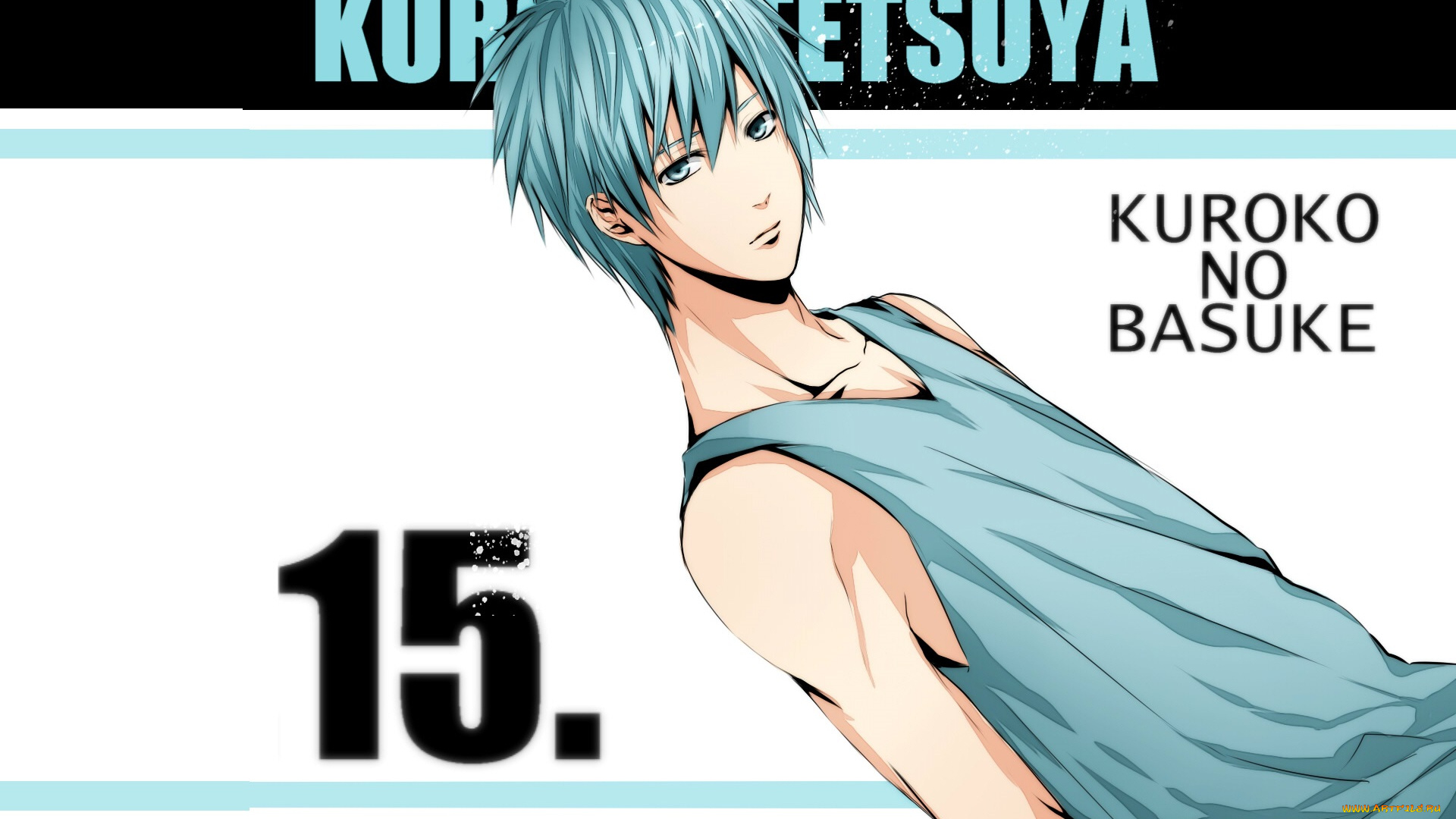 аниме, kuroko, no, baske, тецуя