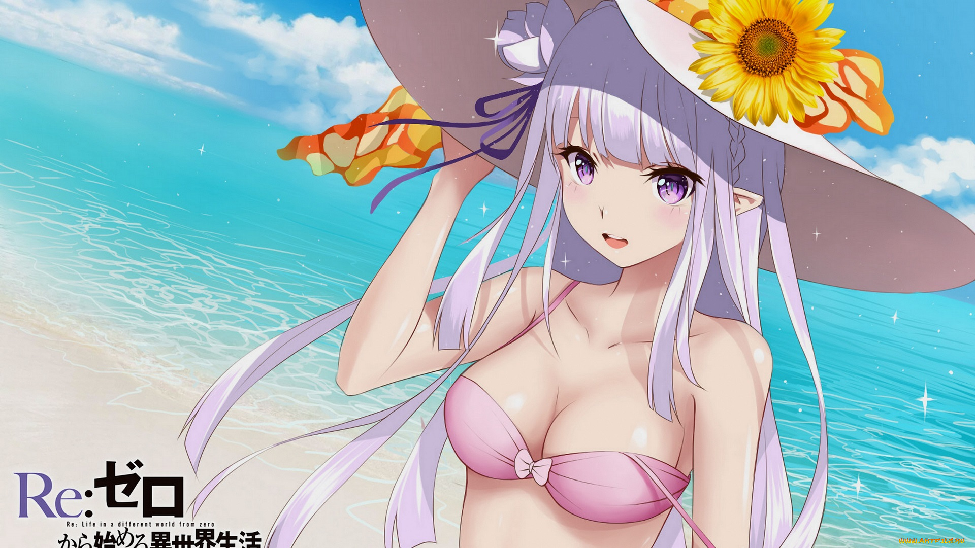 аниме, re, , zero, kara, hajimeru, isekai, seikatsu, эмилия