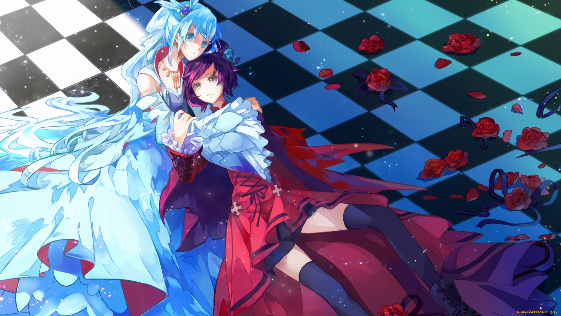 аниме, rwby, девушки