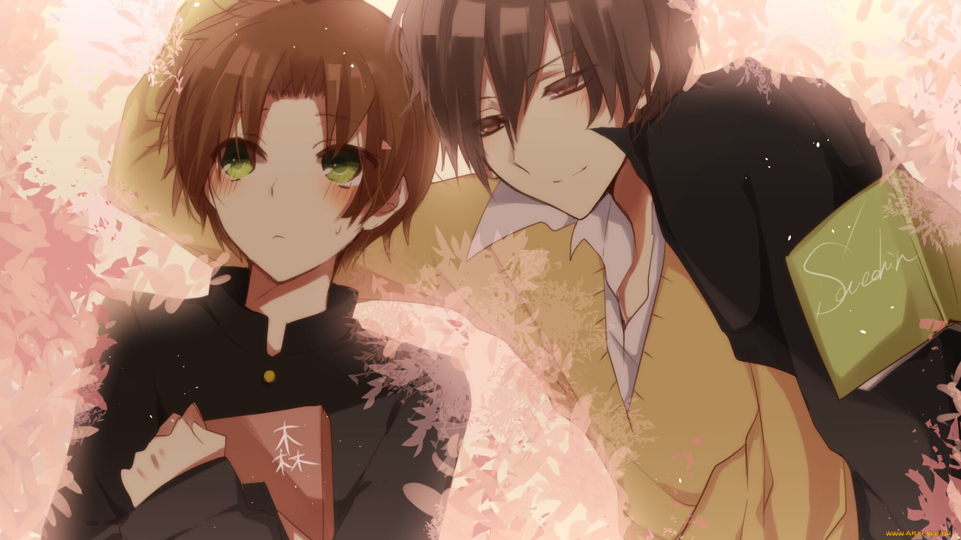 аниме, sekai, ichi, hatsukoi, парни