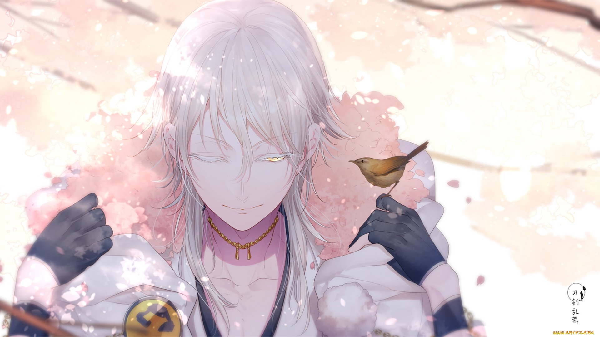 аниме, touken, ranbu, танец, мечей
