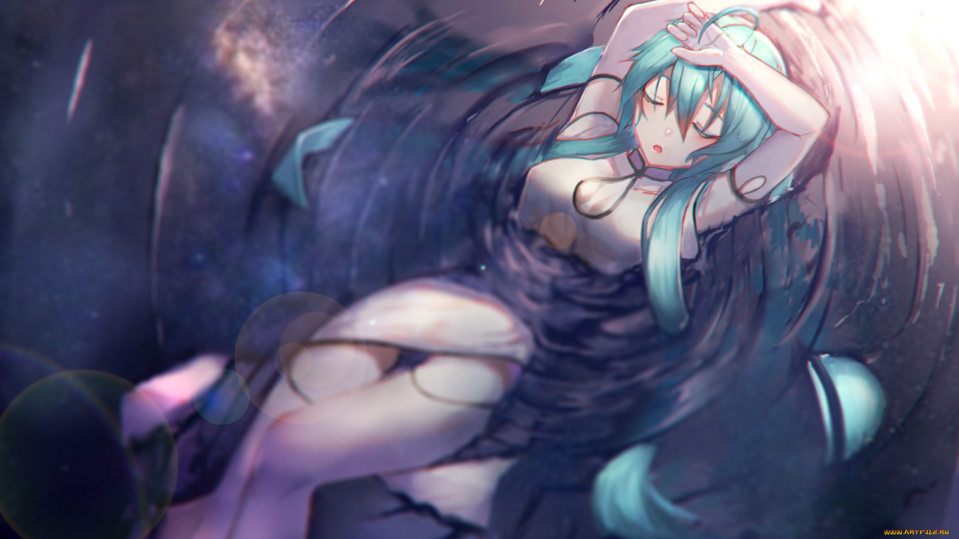 аниме, vocaloid, hatsune, miku