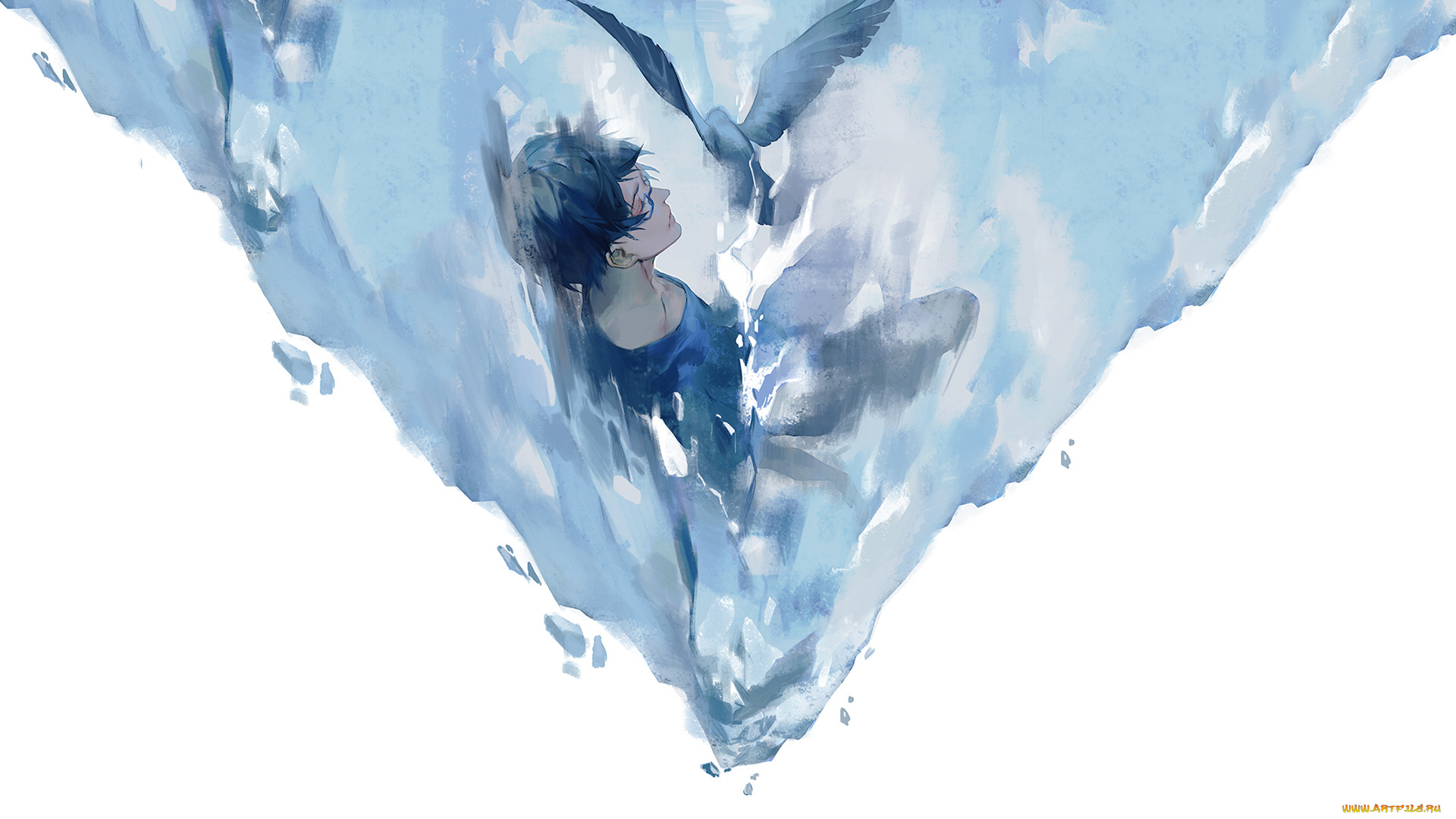 аниме, zankyou, no, terror, парень