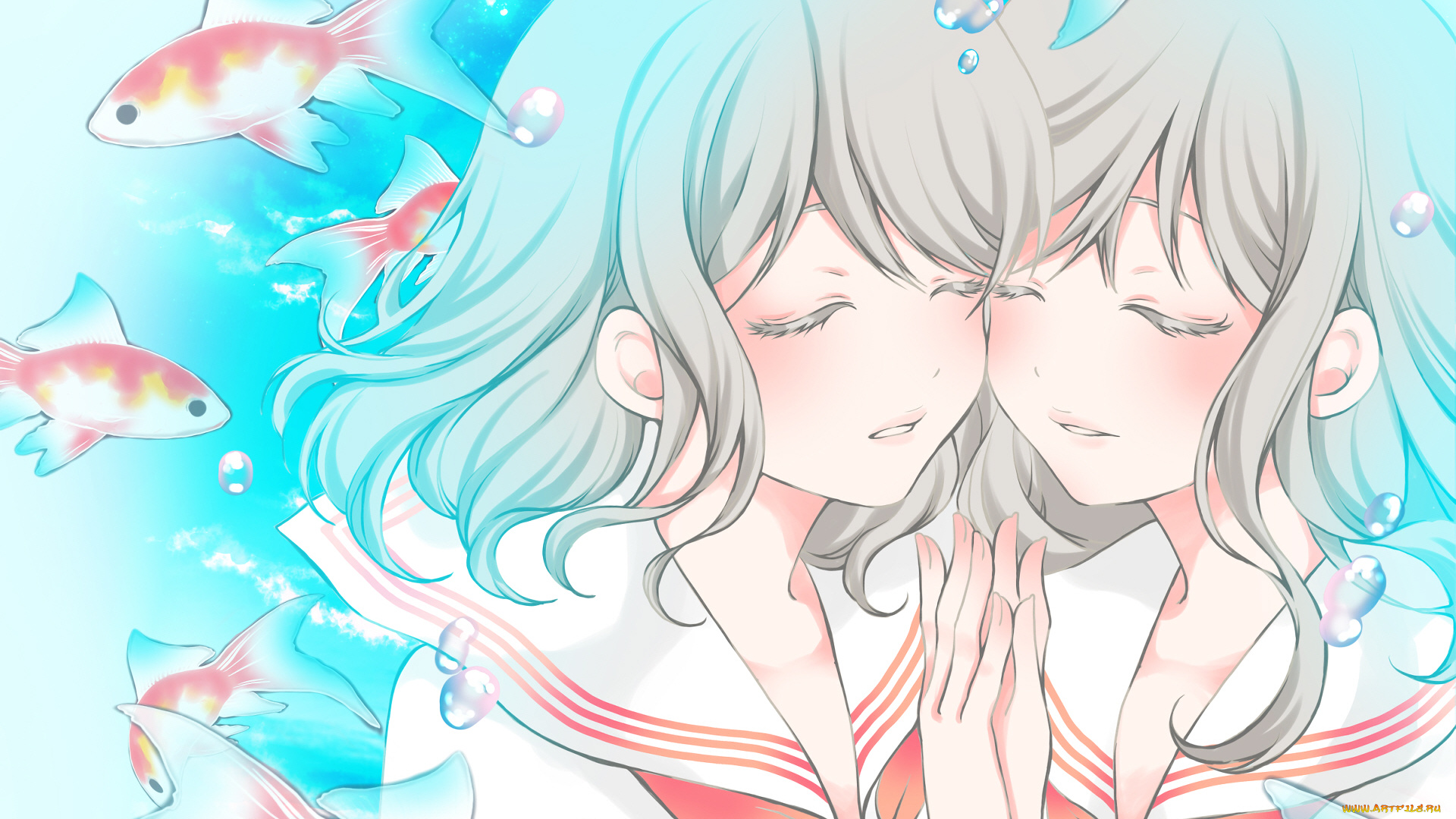 аниме, животные, , существа, девочки