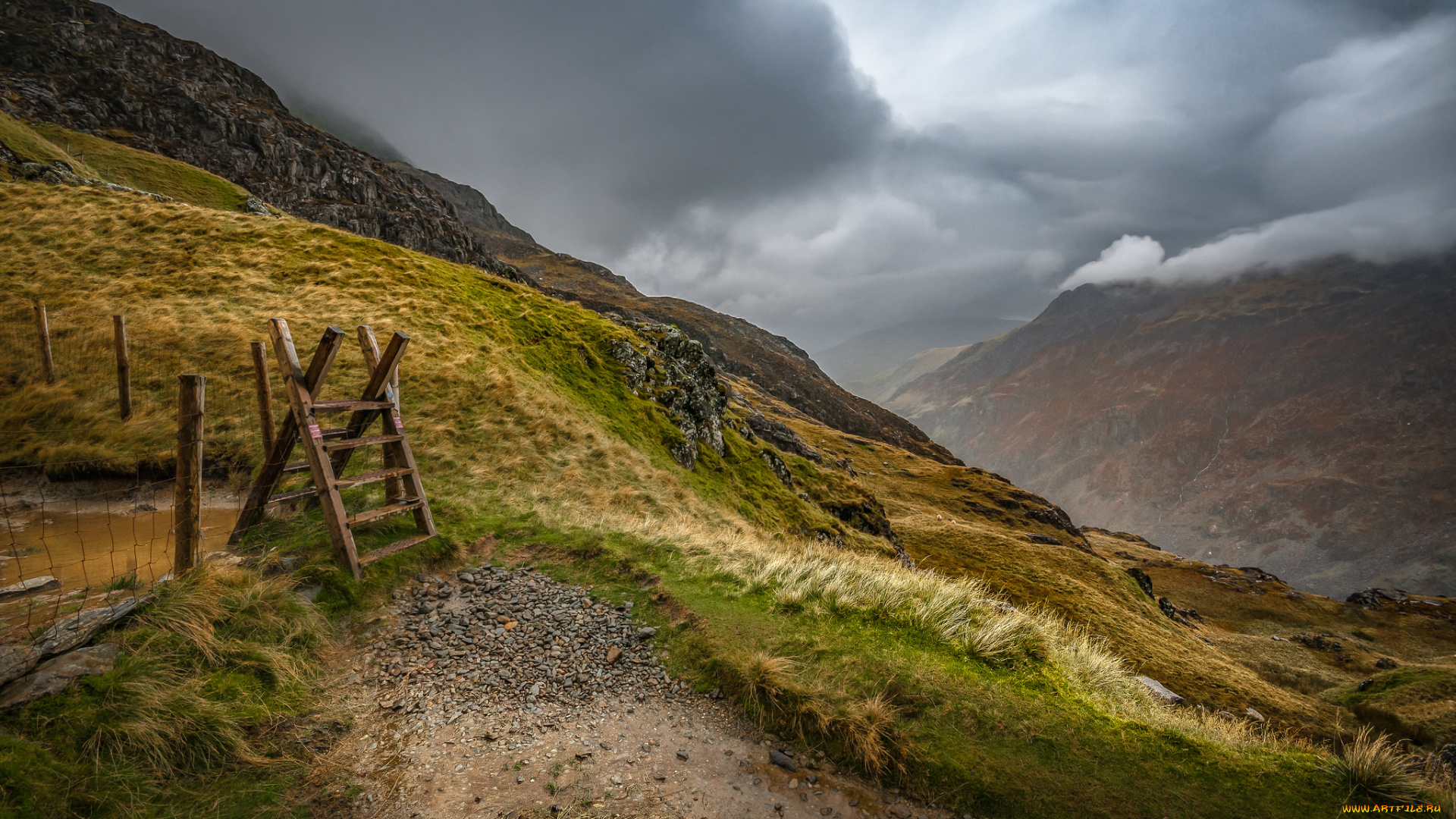 природа, горы, простор