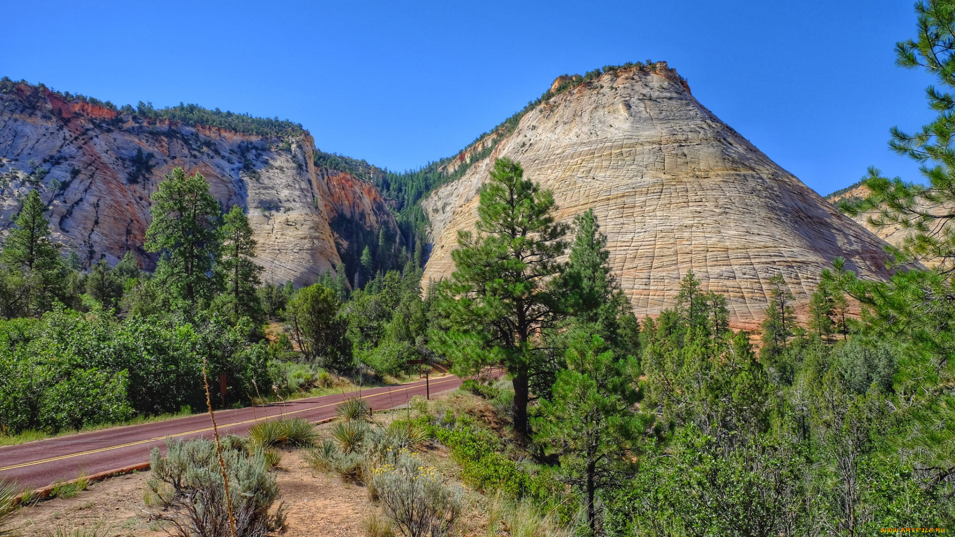 природа, горы, простор