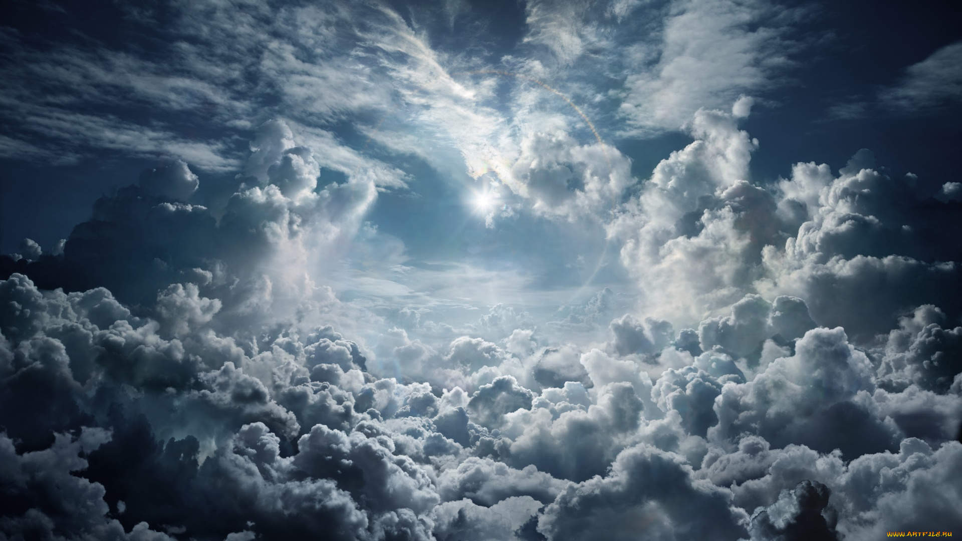 природа, облака