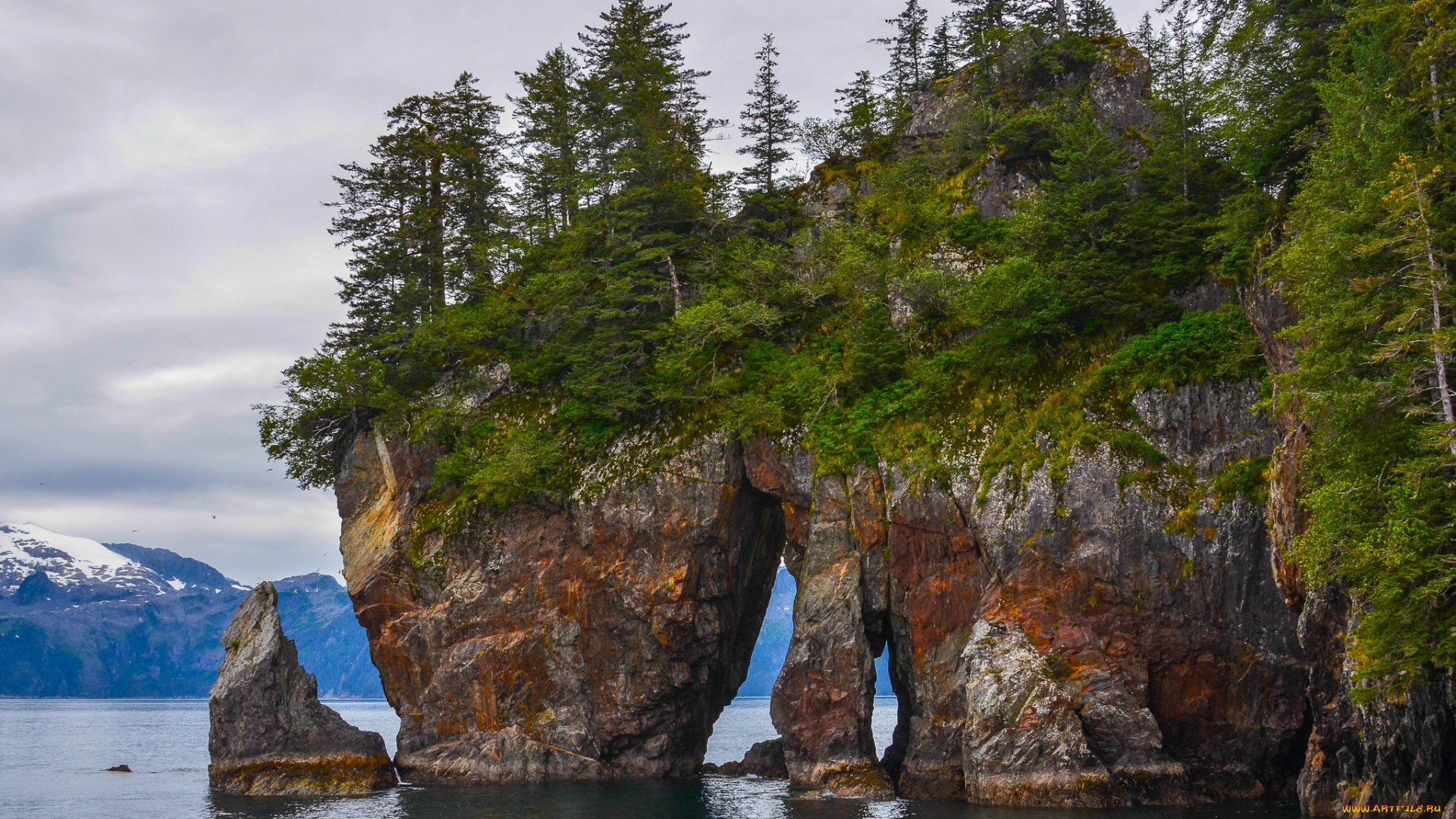 природа, побережье, простор