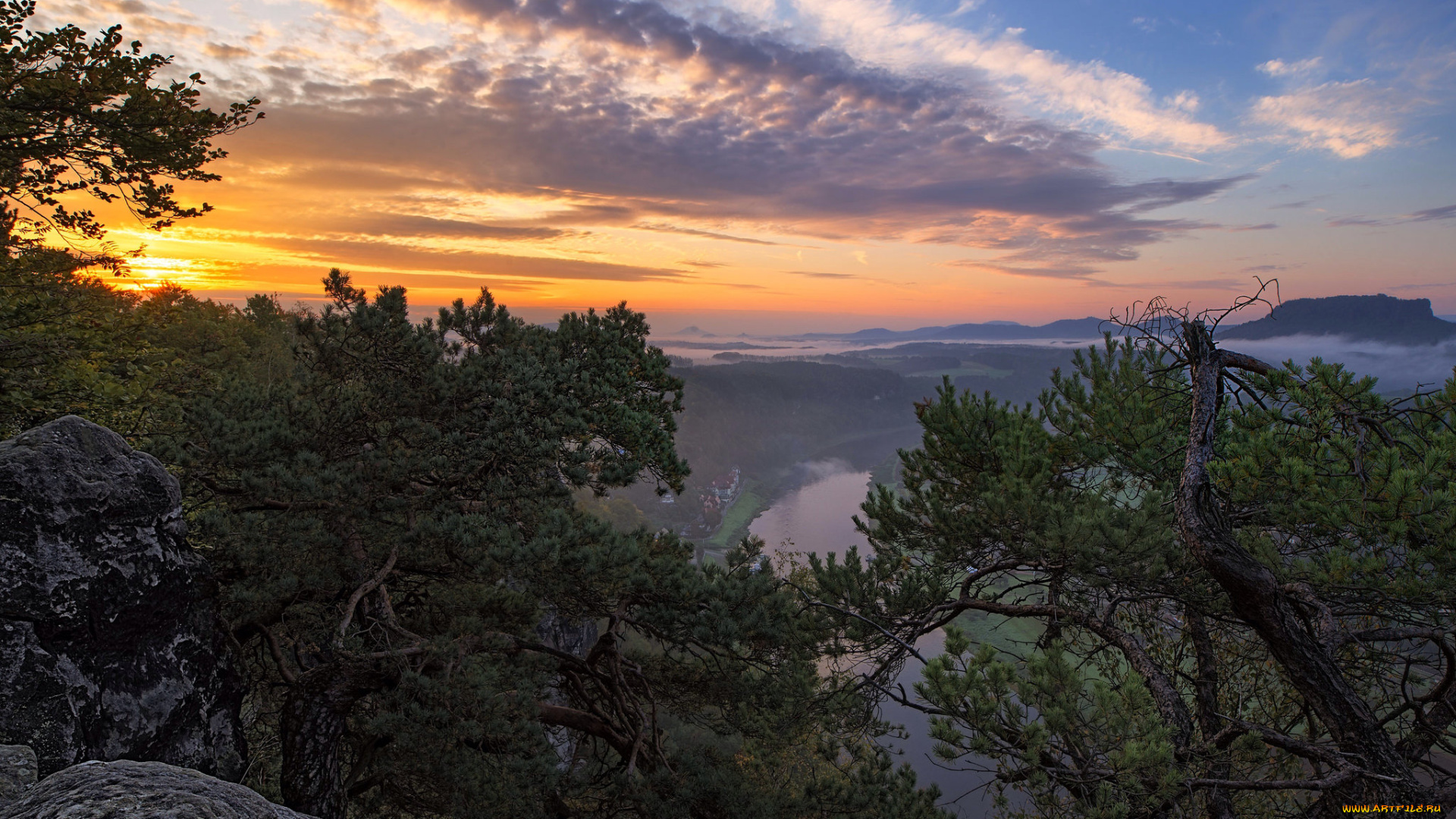 природа, восходы, закаты, простор