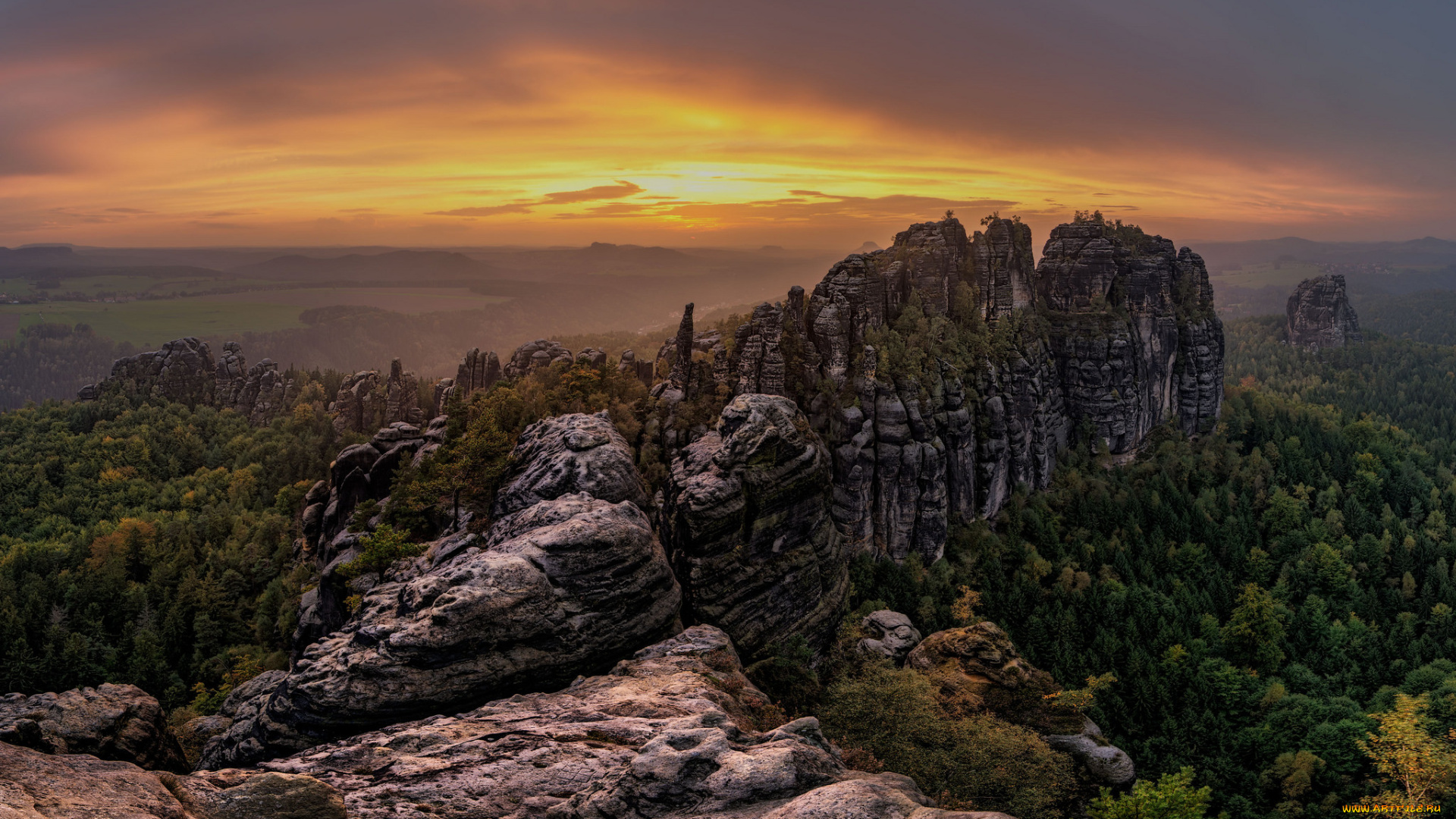 природа, восходы, закаты, простор