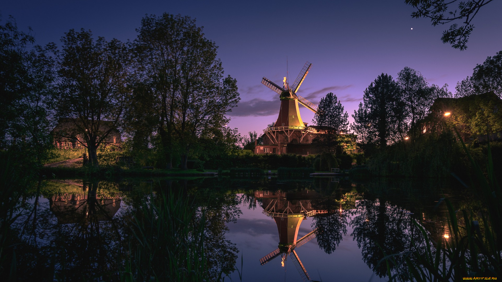 разное, мельницы, простор