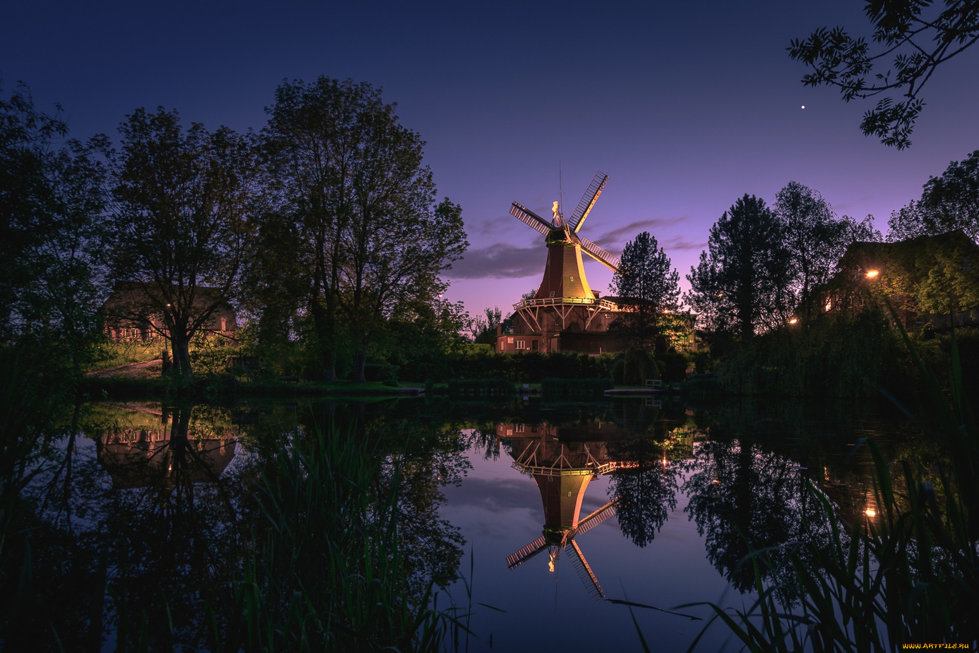 разное, мельницы, простор