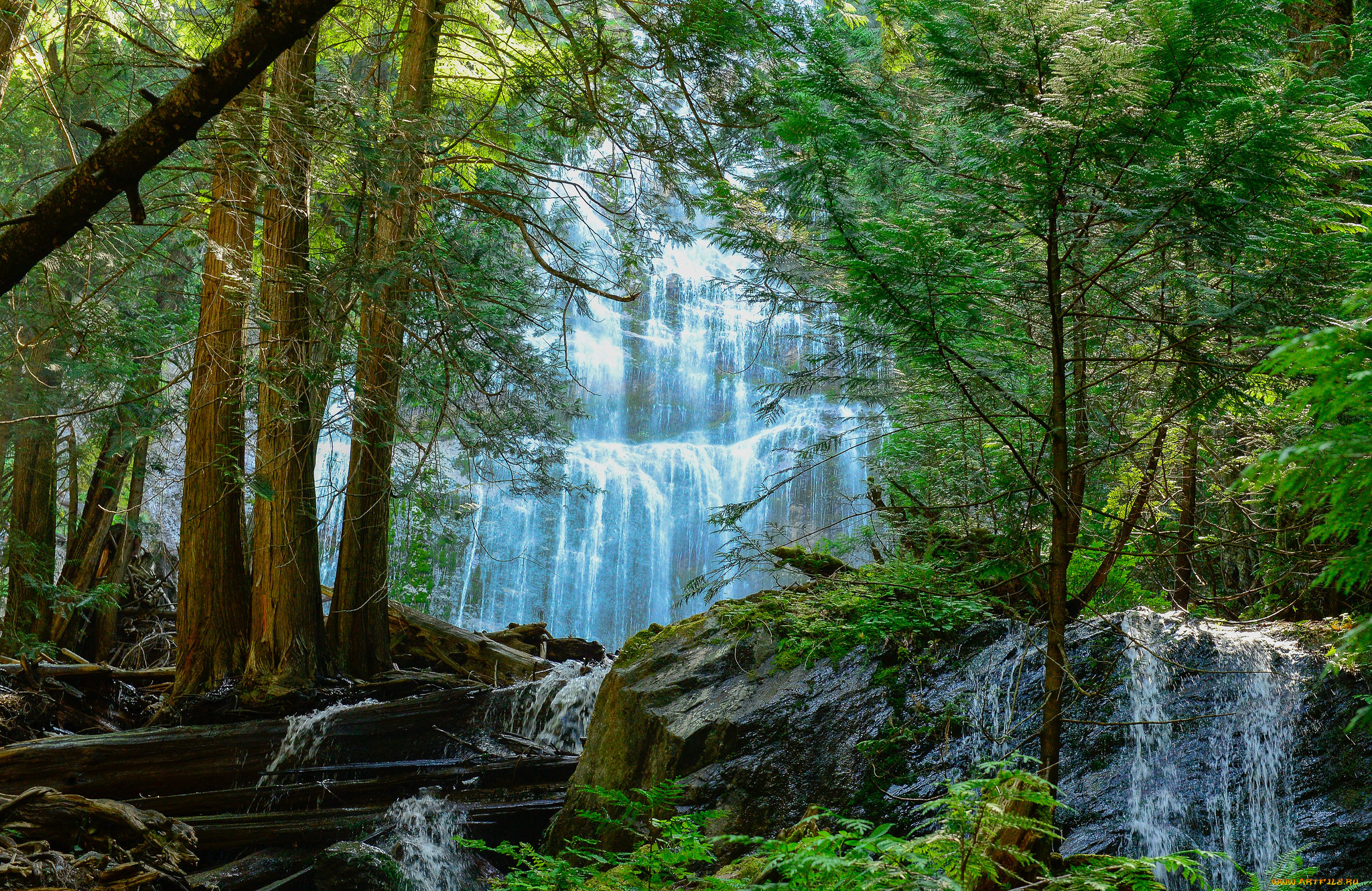 природа, водопады, простор