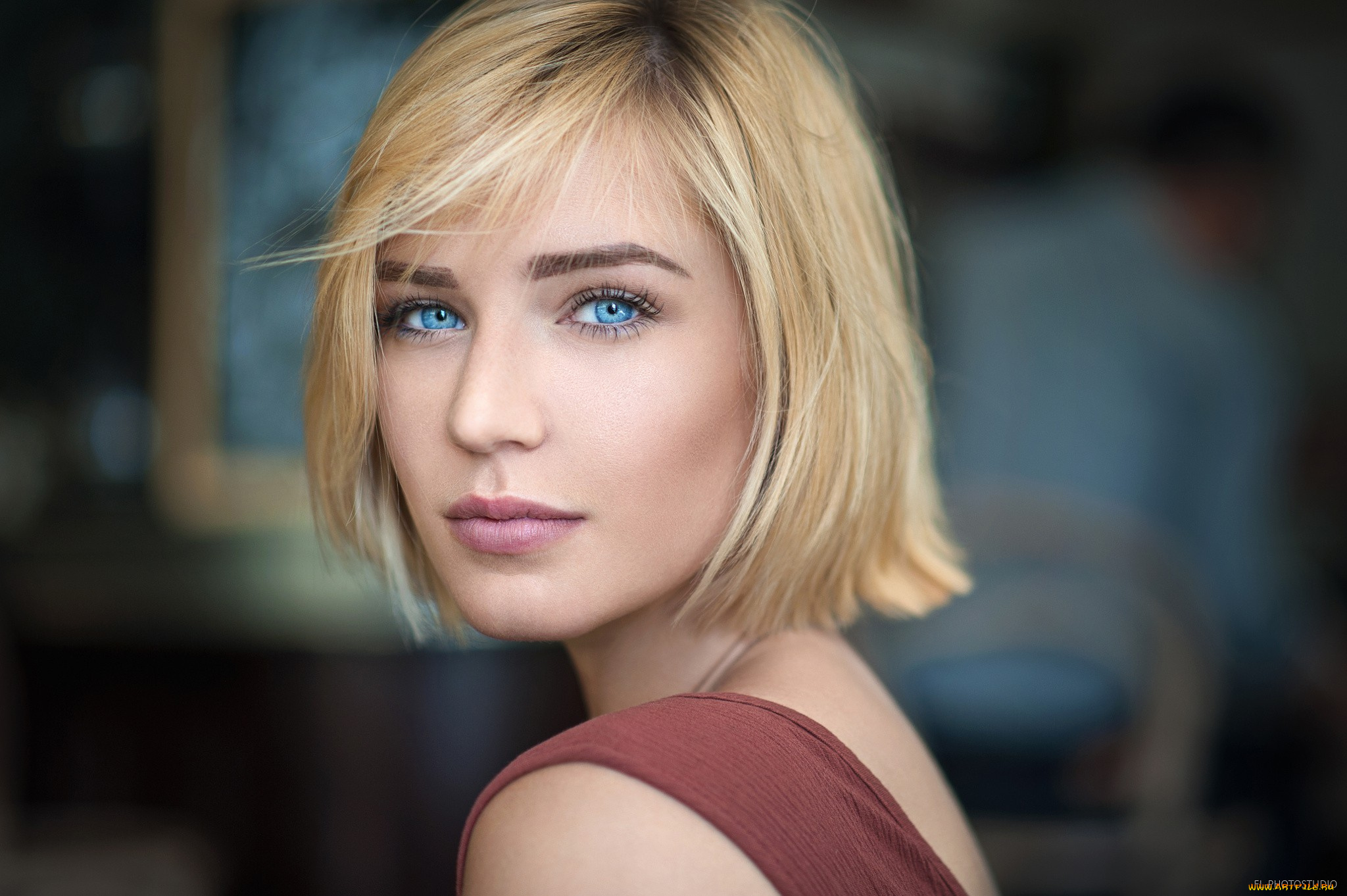 девушки, eva, mikulski, лицо, блондинка, модель, ева, микульски