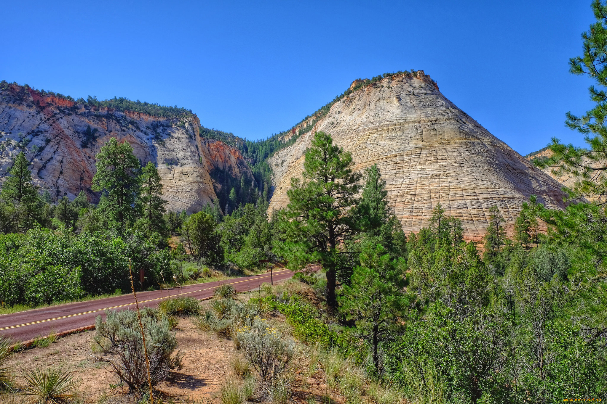 природа, горы, простор