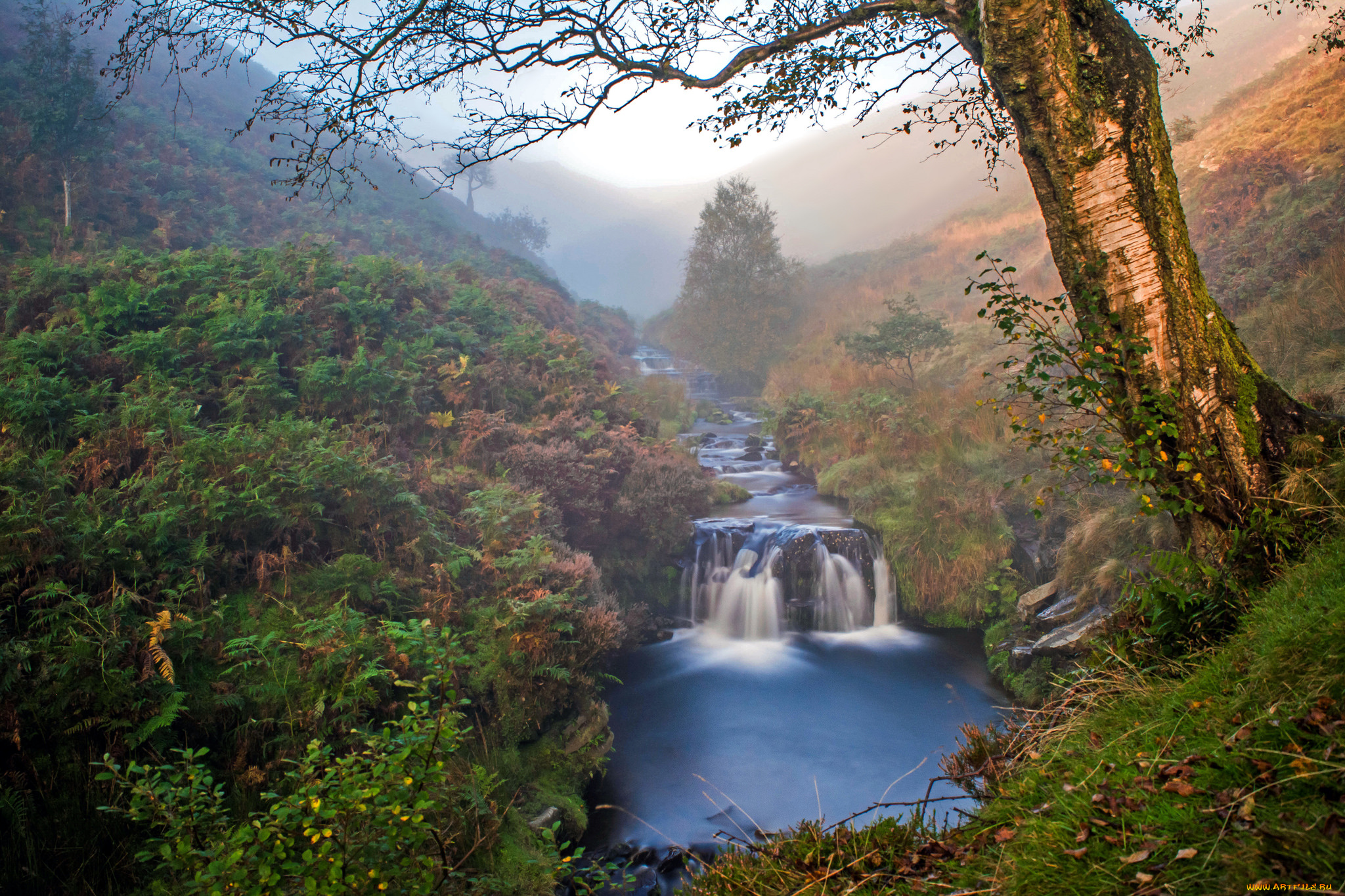 природа, водопады, простор
