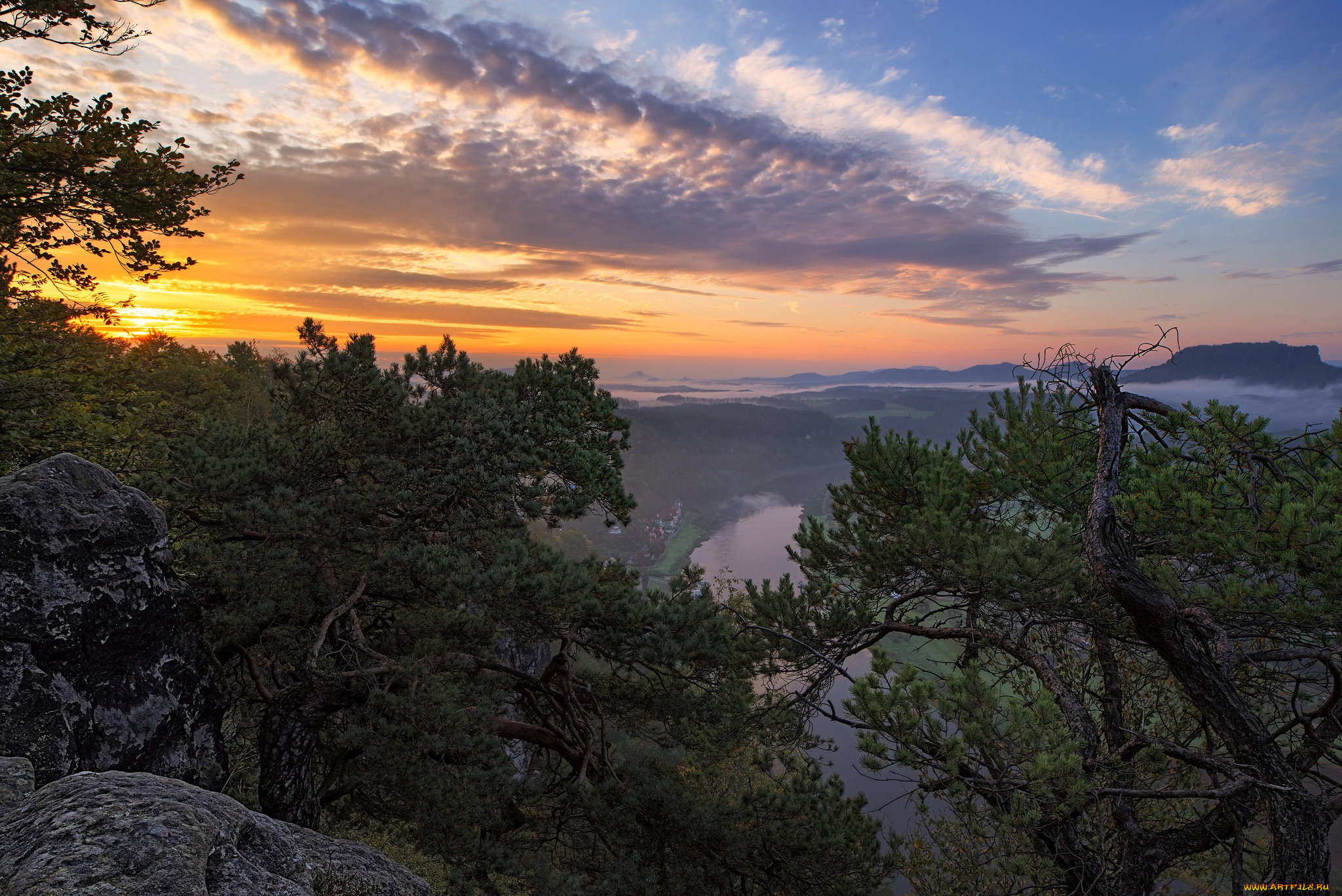 природа, восходы, закаты, простор