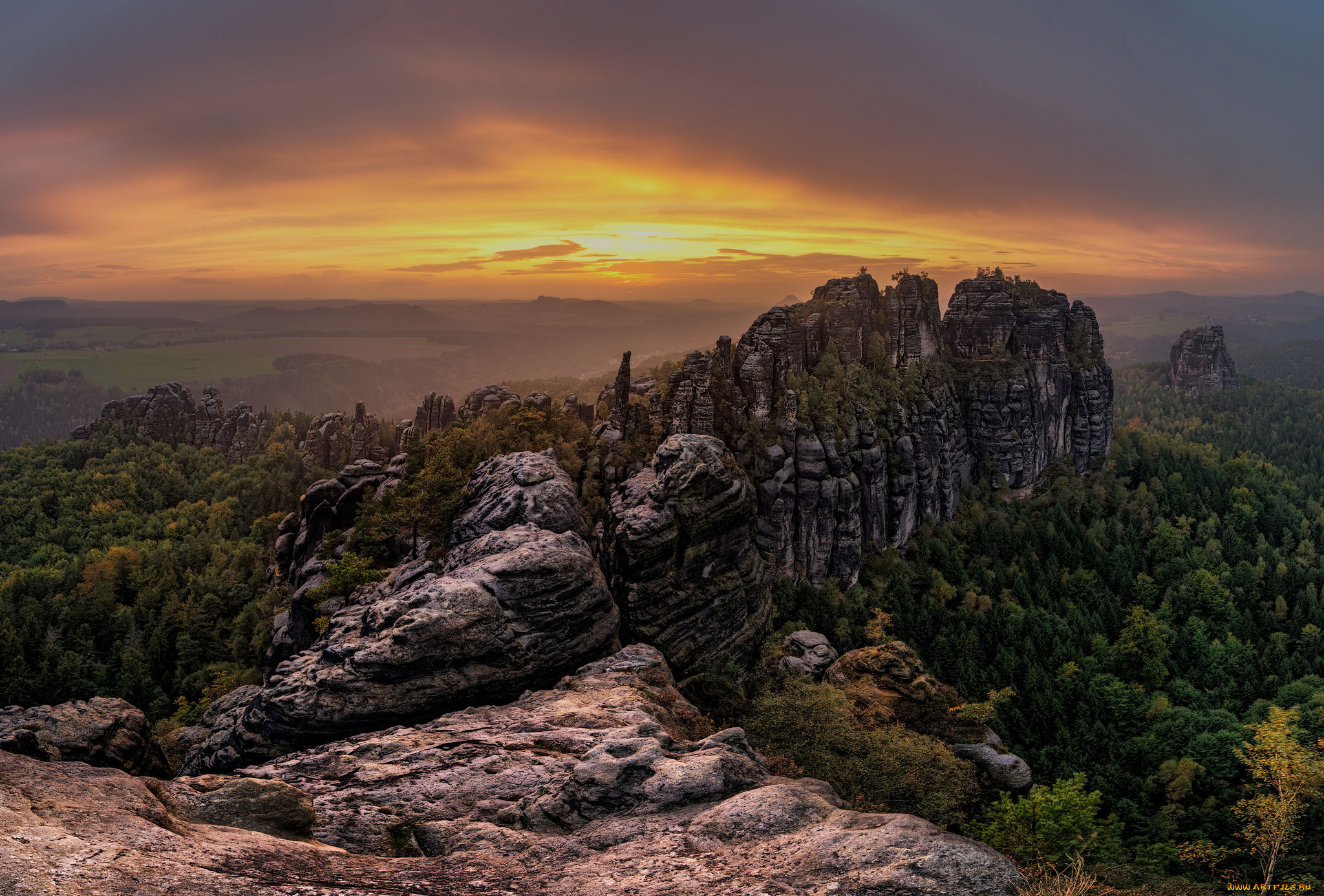 природа, восходы, закаты, простор