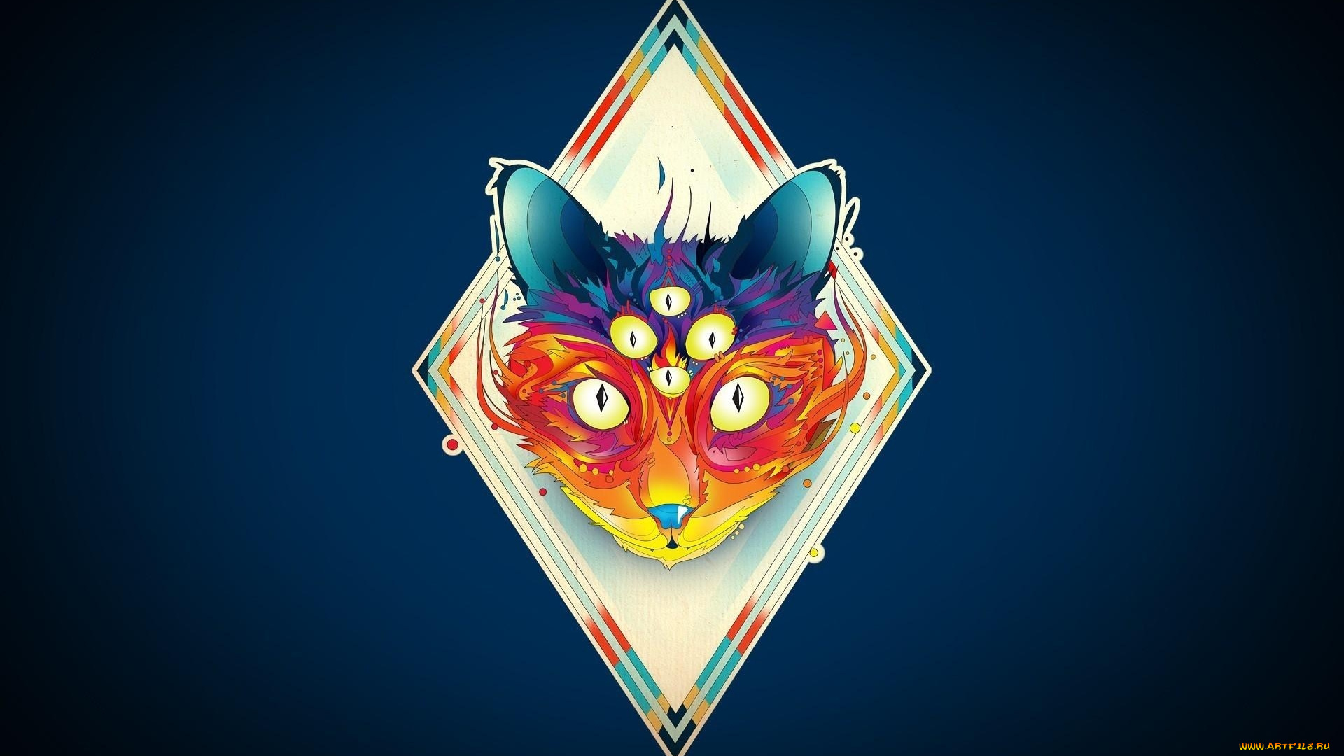 календари, рисованные, , векторная, графика, животное, морда