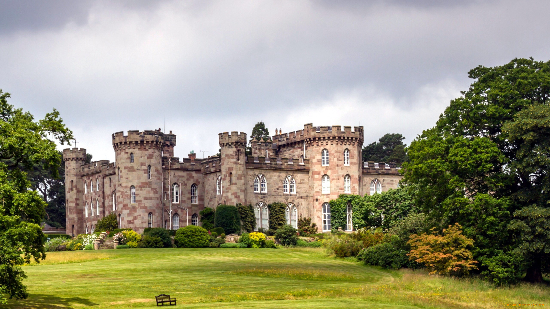 cholmondeley, castle, города, замки, англии, cholmondeley, castle