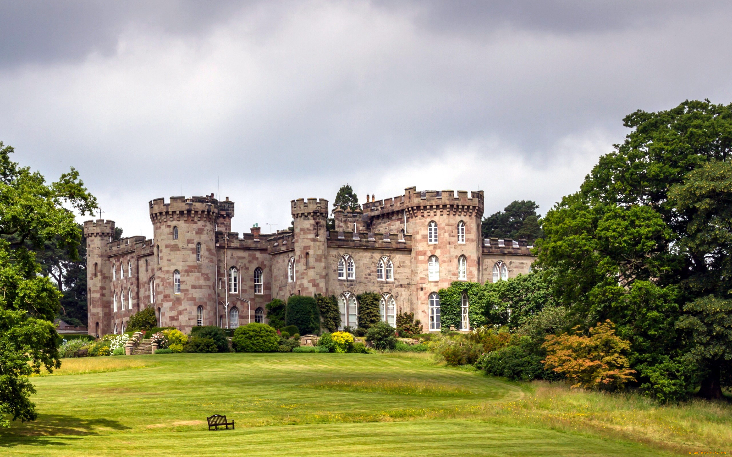 cholmondeley, castle, города, замки, англии, cholmondeley, castle