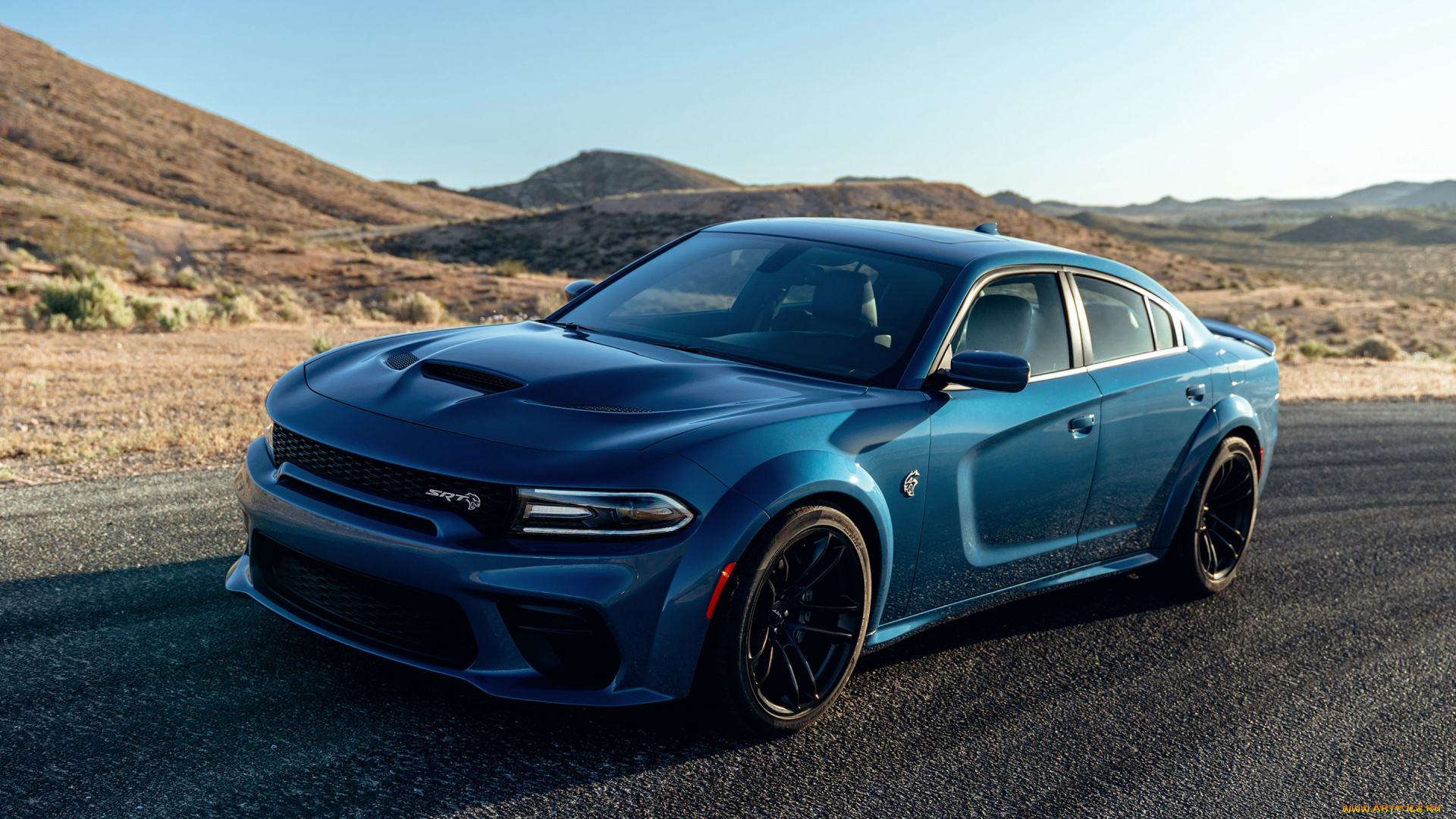 автомобили, dodge, challenger, srt, hellcat, 2022, экстерьер, новинка, синий, тюнинг, американские