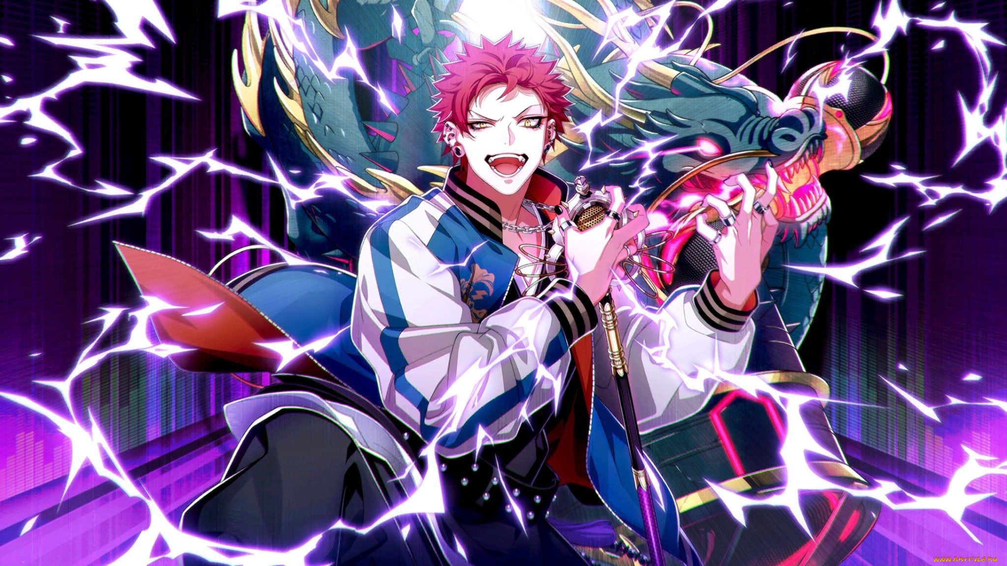 аниме, hypnosis, mic, hypnosis, mic