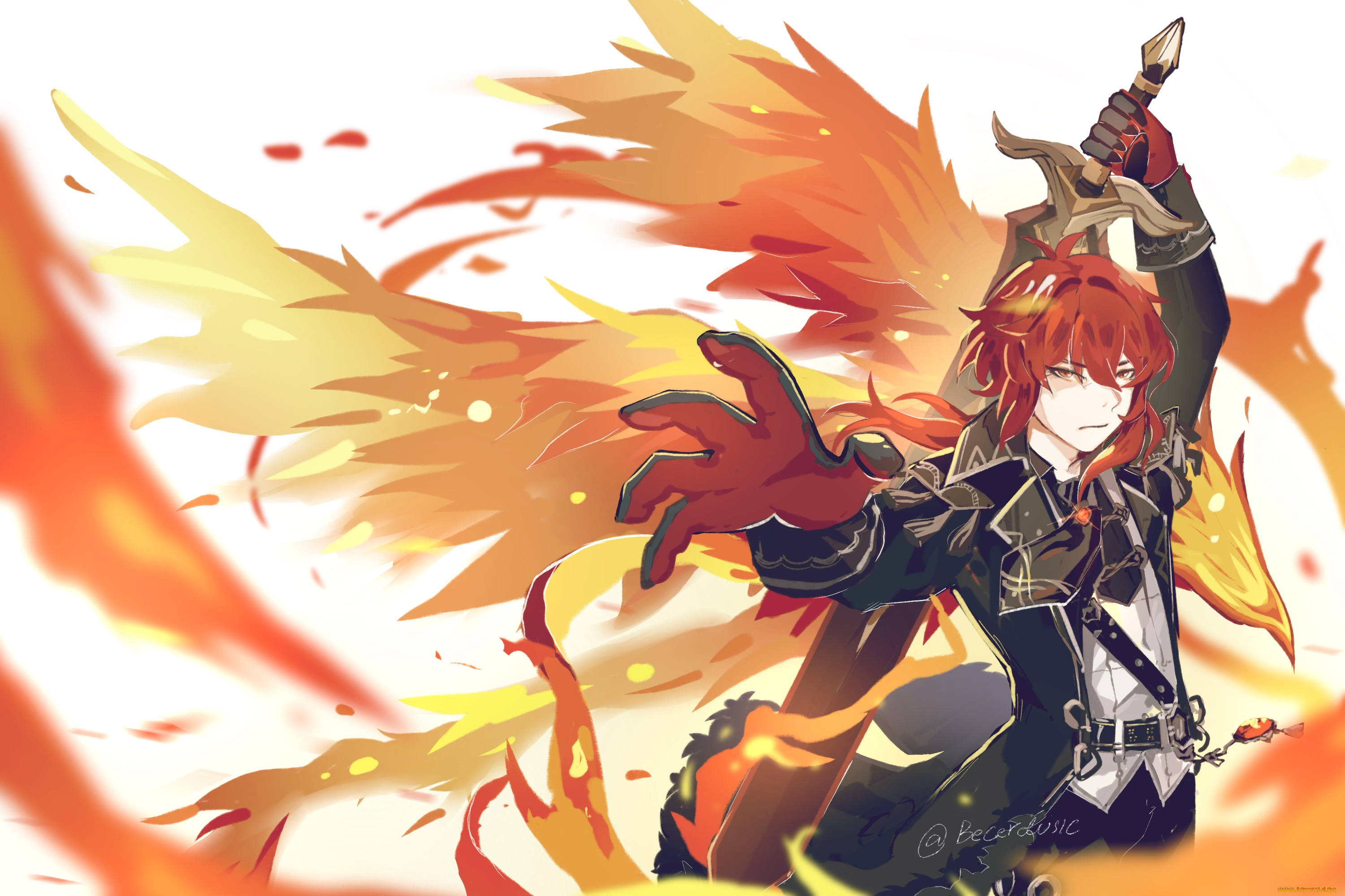 аниме, genshin, impact, genshin, impact