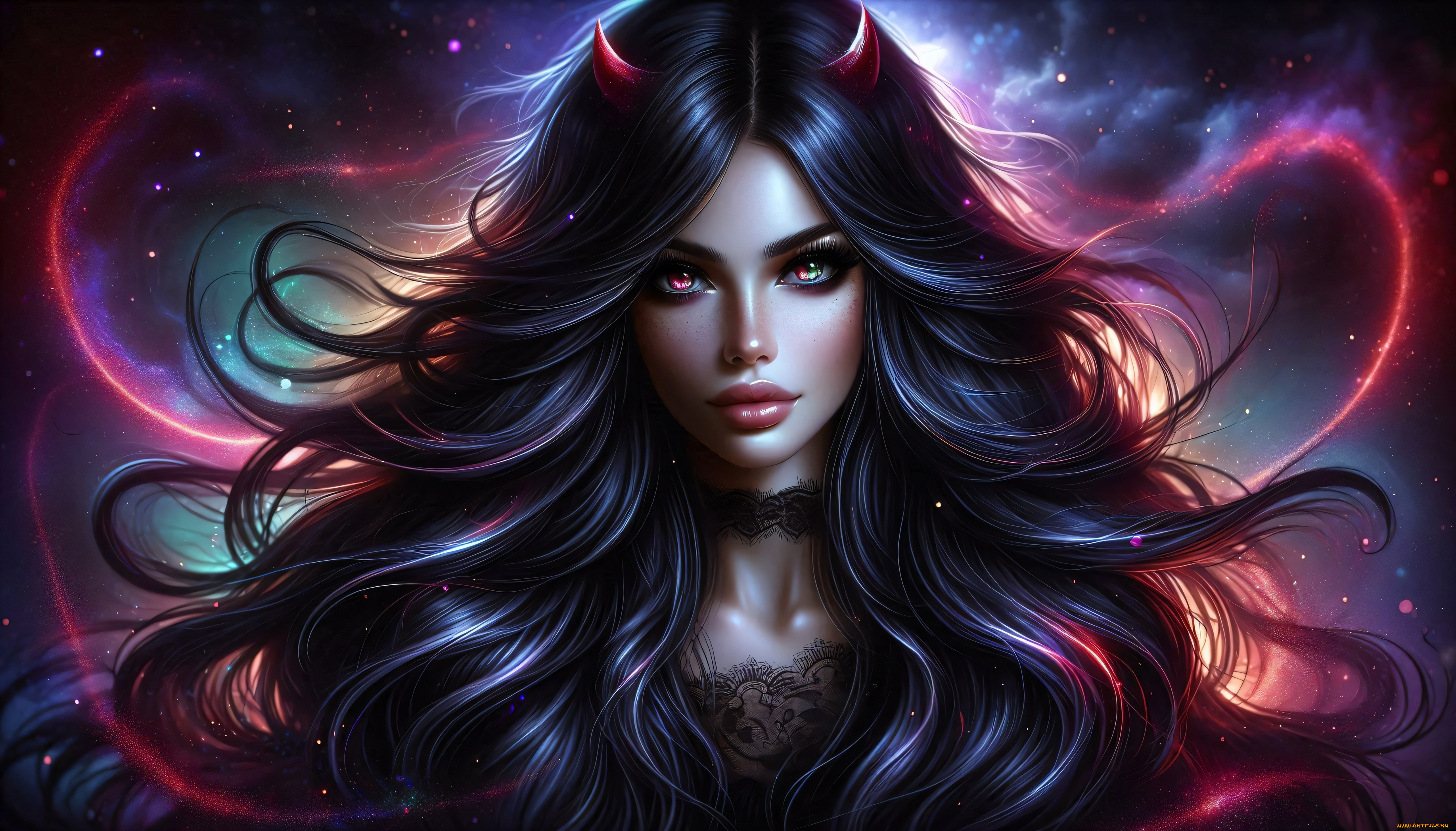 фэнтези, демоны, девушка